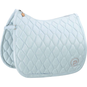 Eskadron Platinum Dressage Saddle Cloth Metallic Faux Leather Powder Blue