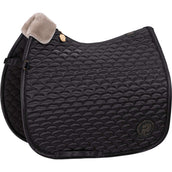 Eskadron Platinum Saddlepad Dressage Satin Cloud Black