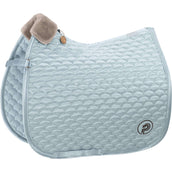 Eskadron Platinum Dressage Saddle Cloth Satin Cloud Powder Blue