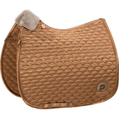 Eskadron Platinum Dressage Saddle Cloth Satin Cloud Cognac