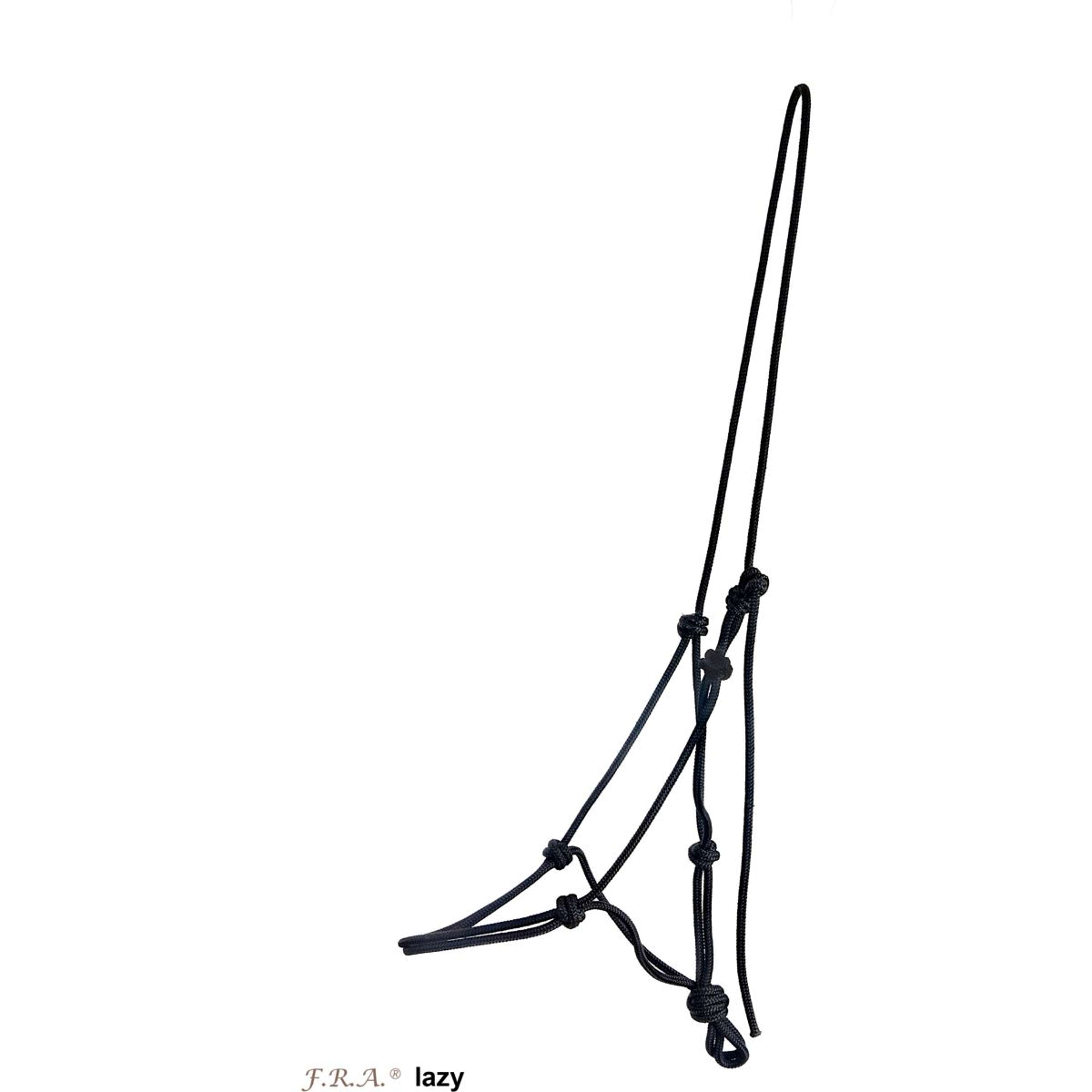 F.R.A. Rope Halter Lazy Black