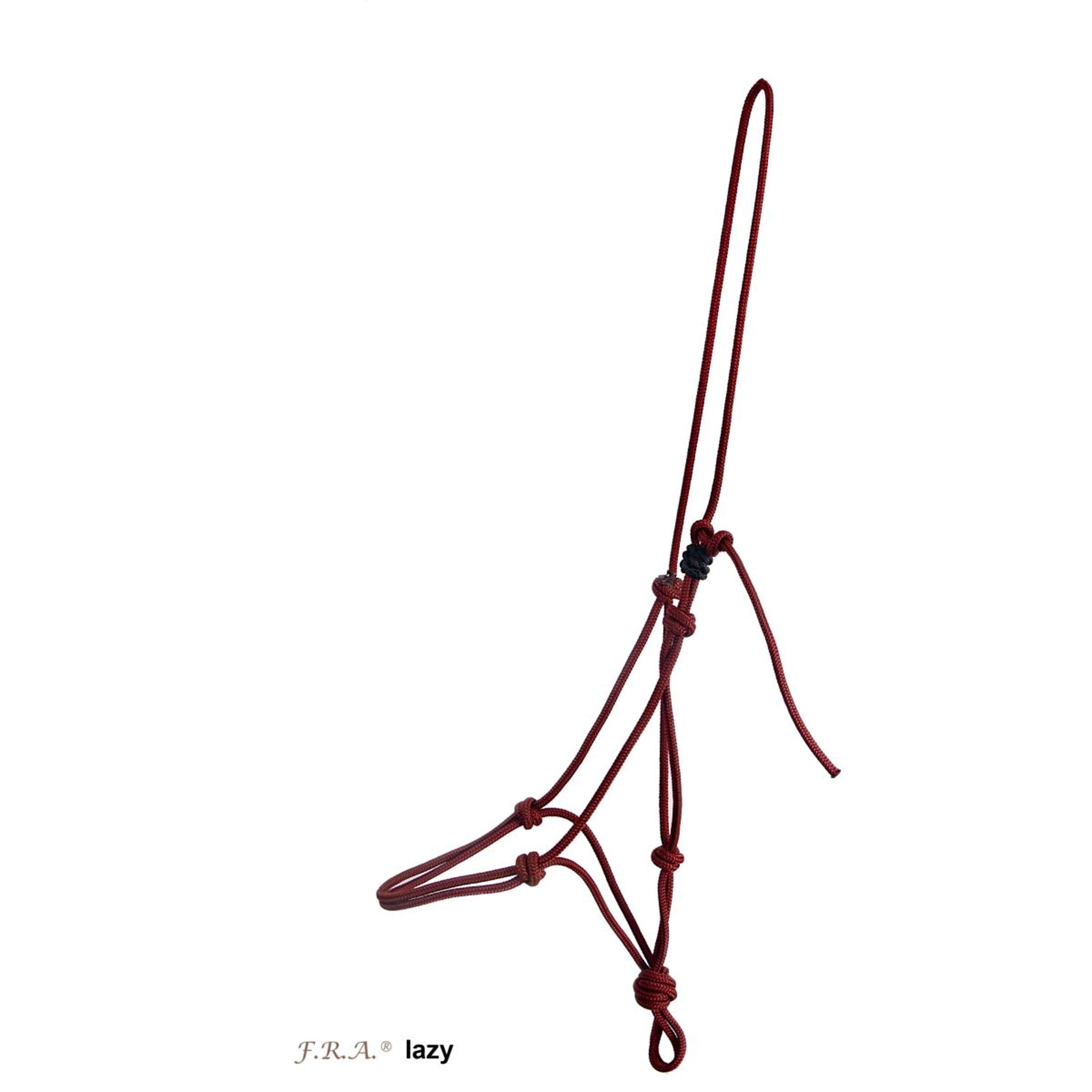 F.R.A. Rope Halter Lazy Bordeaux