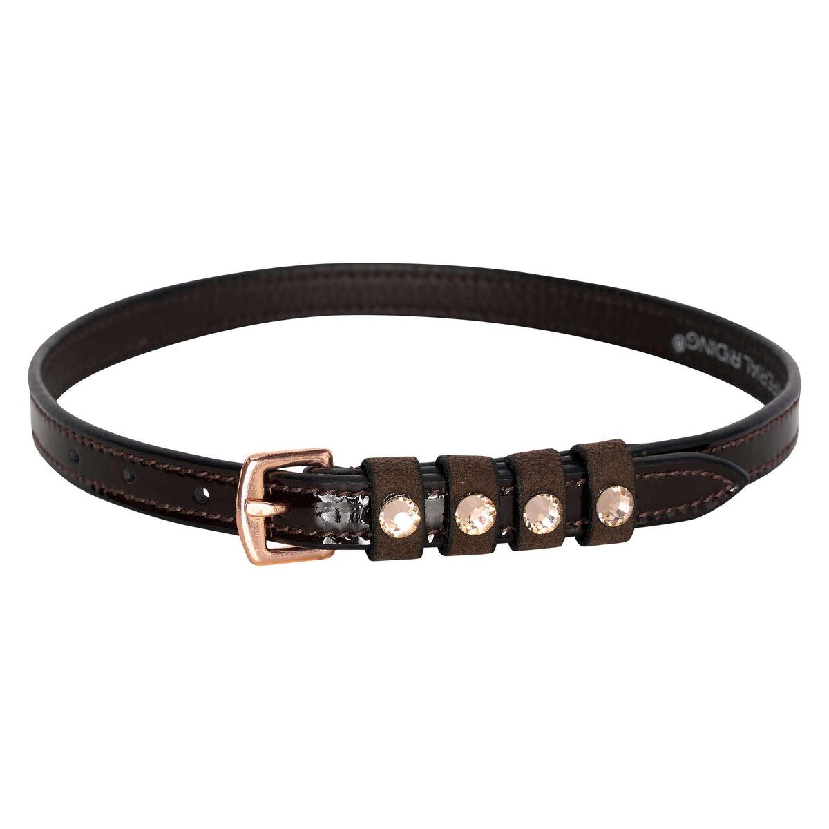 Imperial Riding Spur straps IRHPardouz Brown Rosé Metal