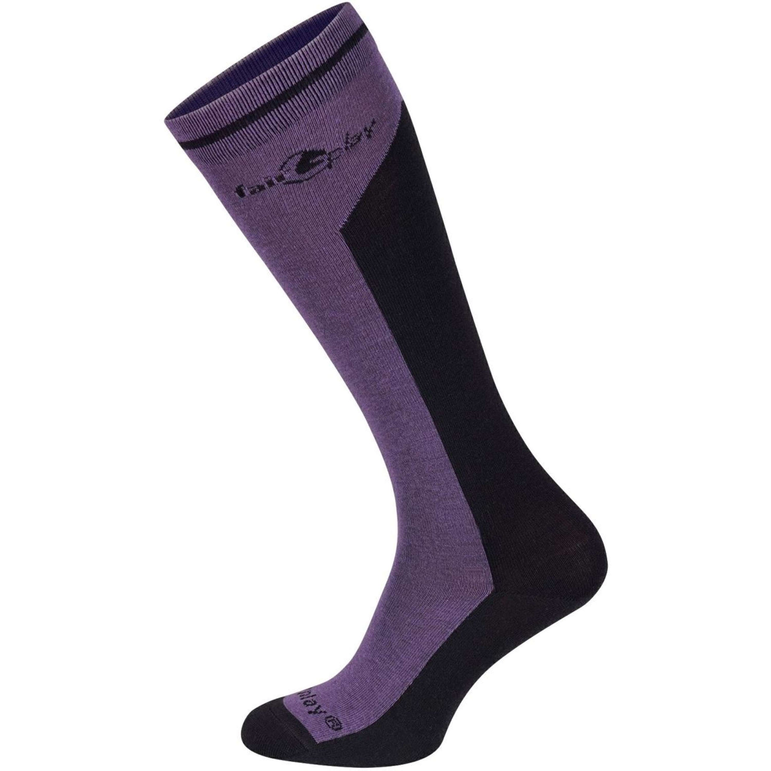 Fair Play Riding Socks Amery Lavender/Black