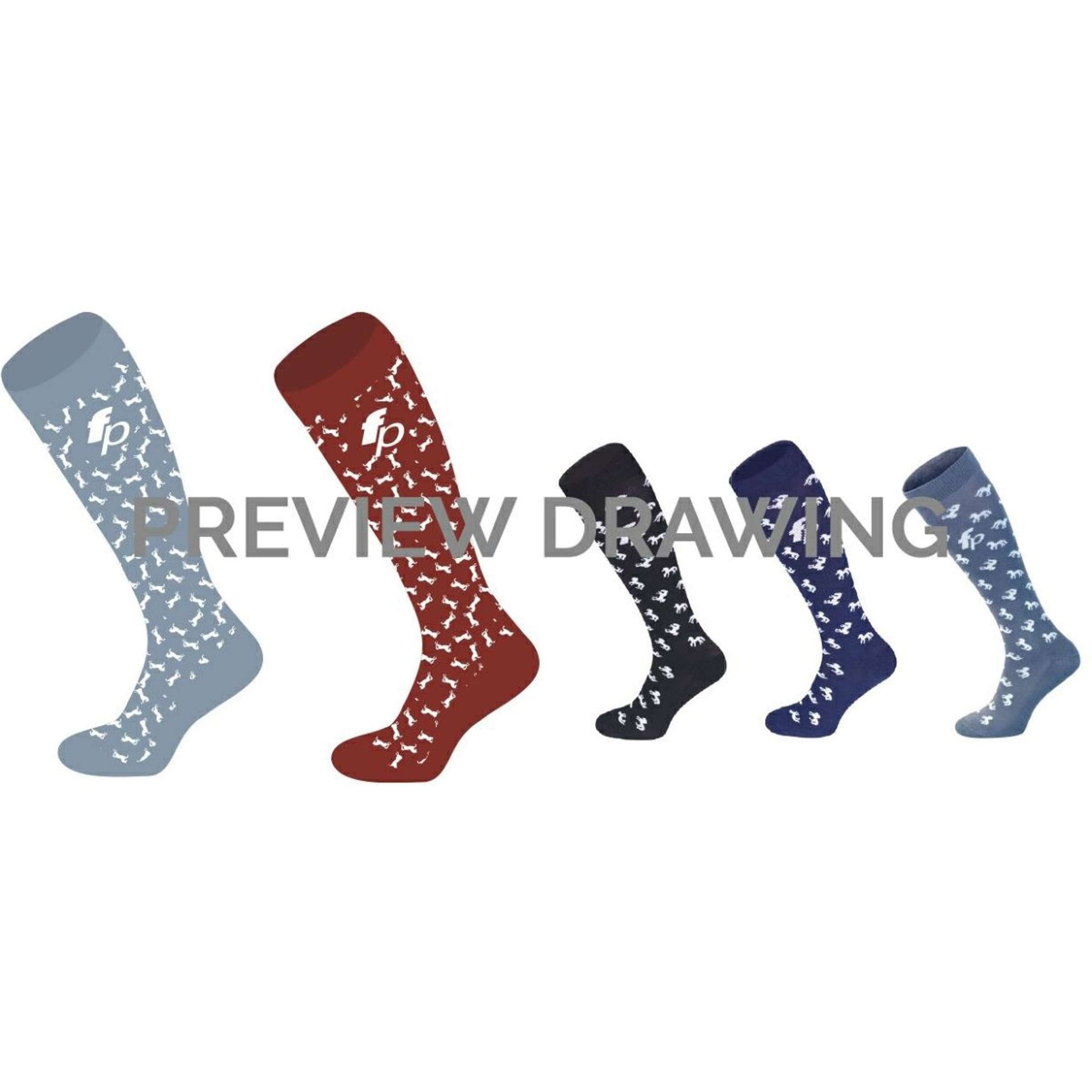 Fair Play Socks Multihorses 2.0 Black