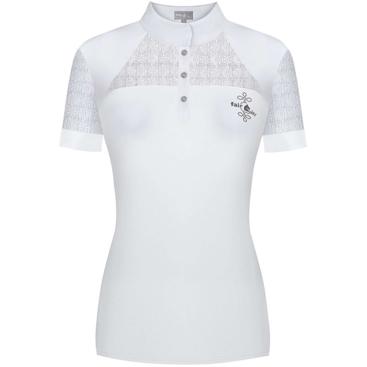 Fair Play Competition Shirt Aiko Short Sleeve White