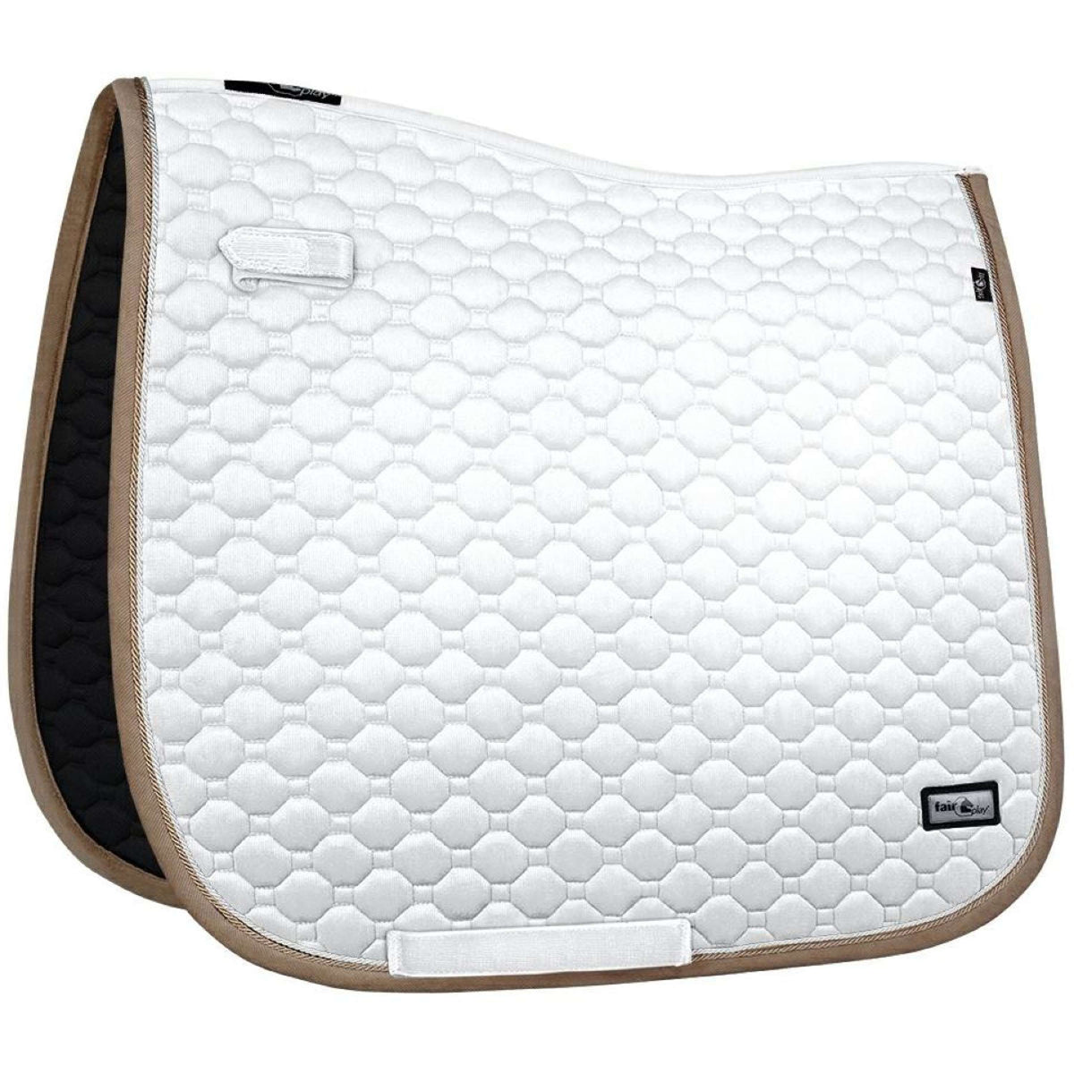 Fair Play Saddlepad Onyx Dressage White