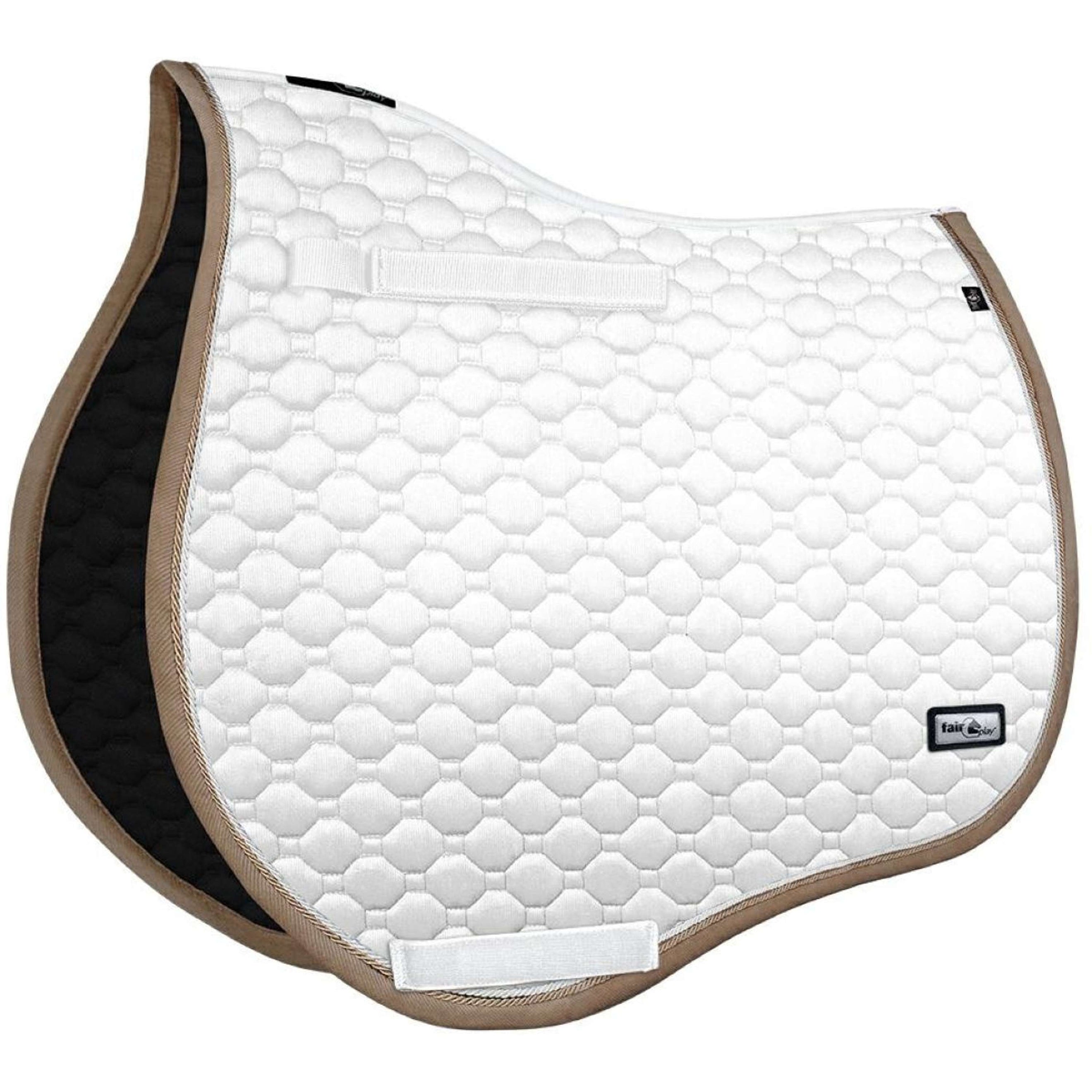 Fair Play Saddlepad Onyx Jumping White