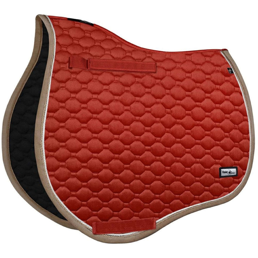 Fair Play Saddlepad Onyx Jumping Terra Red