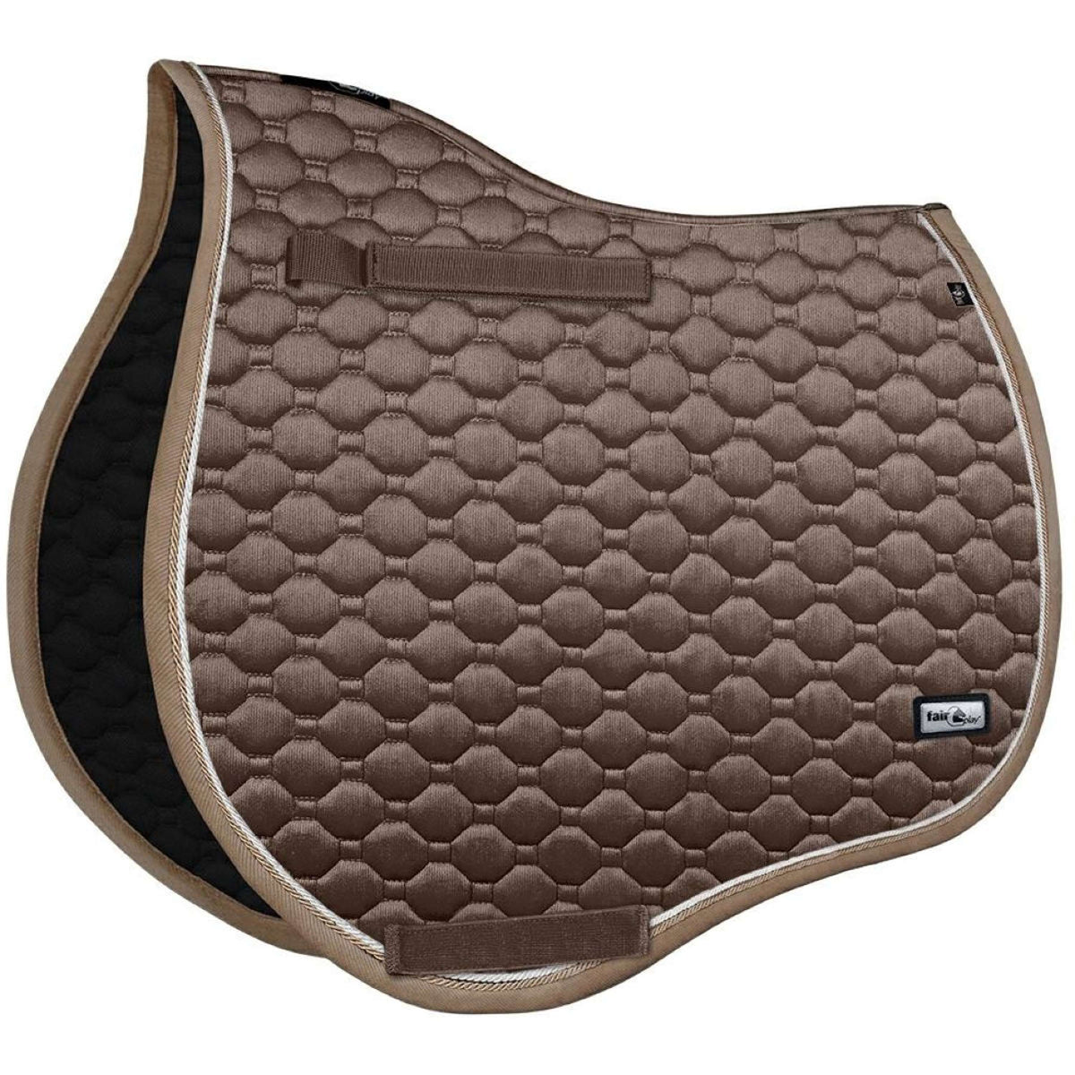 Fair Play Saddlepad Onyx Jumping Taupe