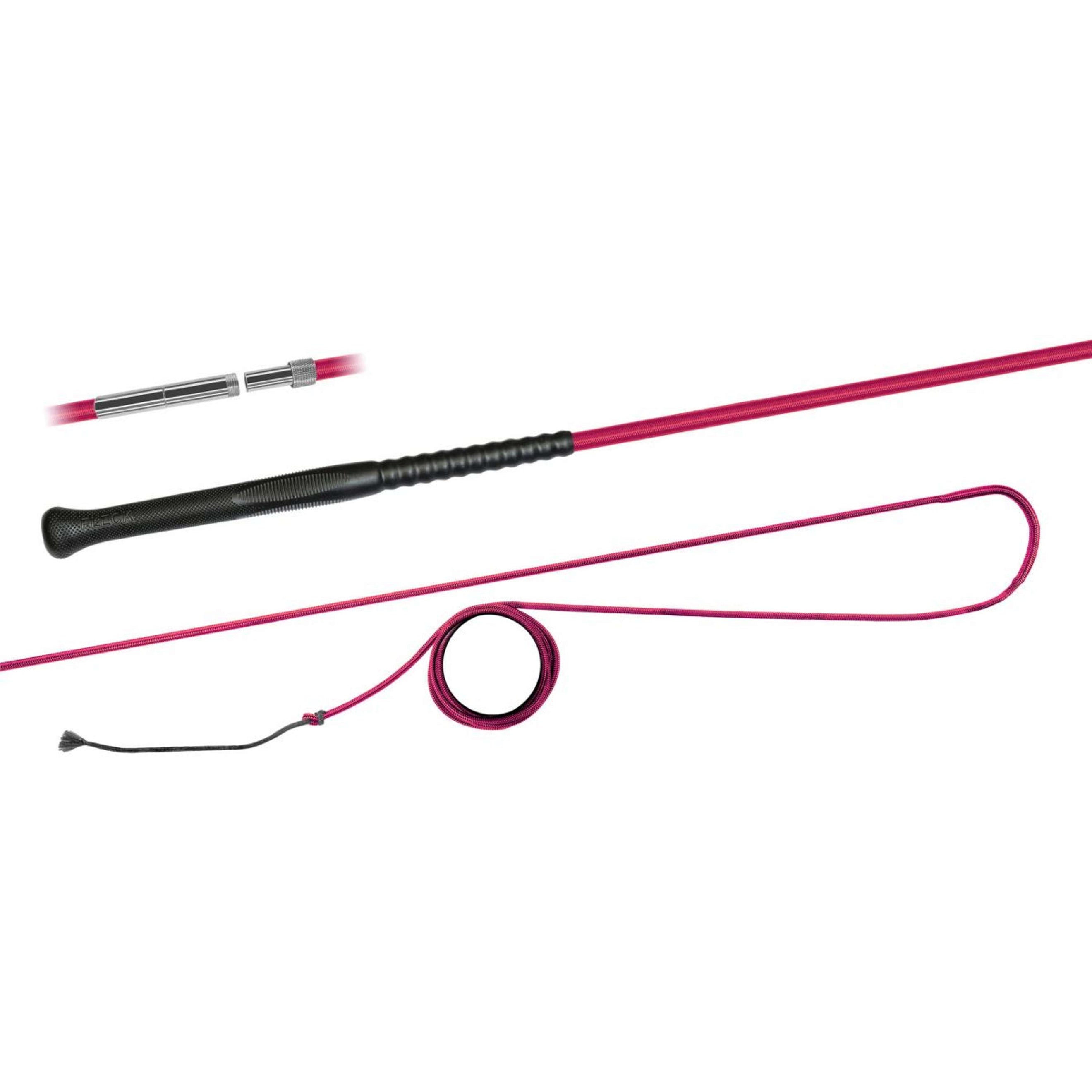 Fleck Lunge Whip Ergo-Grip Seperable Pink