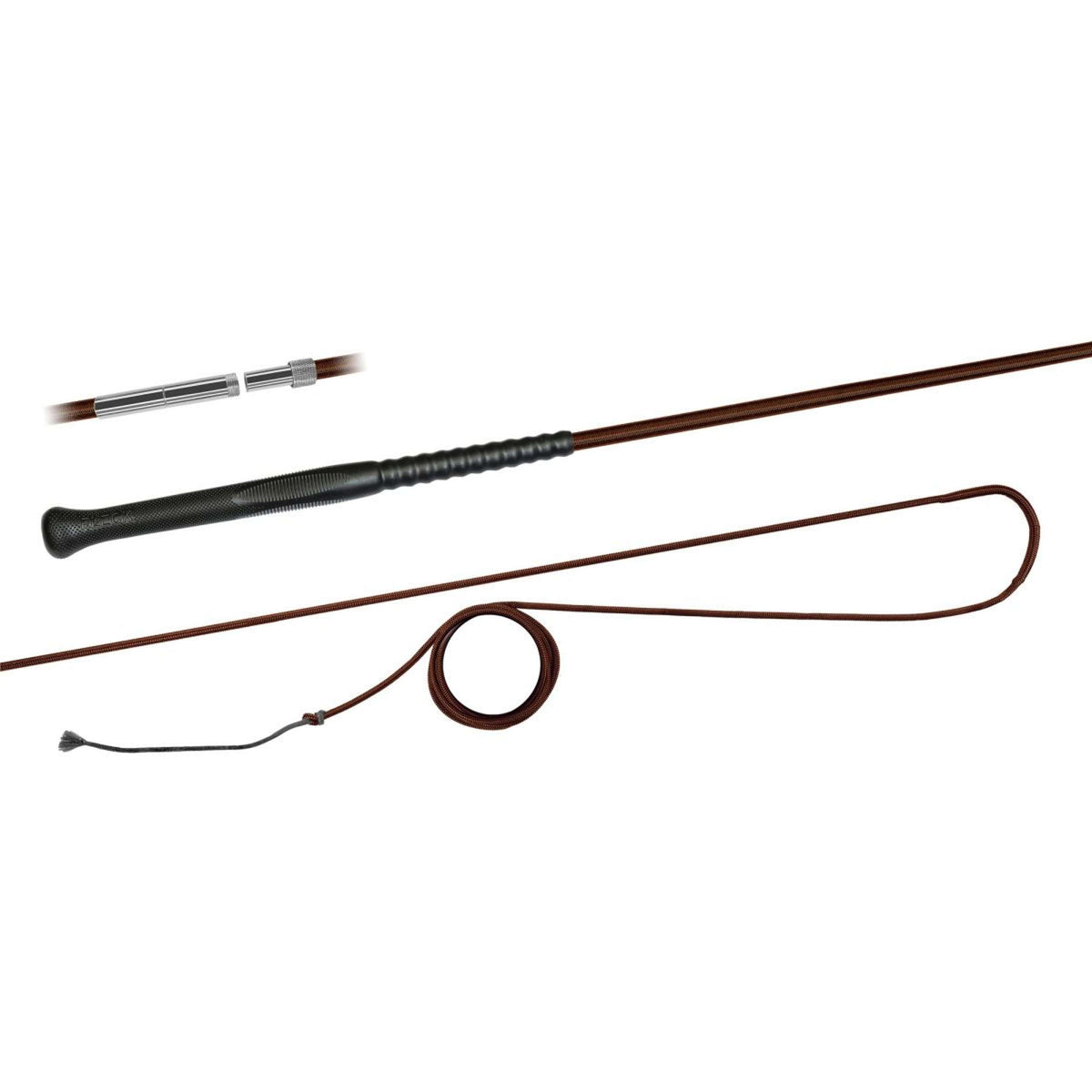 Fleck Lunge Whip Ergo-Grip Seperable Brown