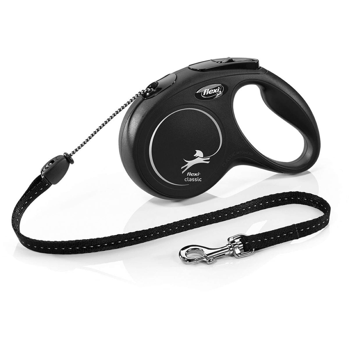 Flexi Leash New Classic-cord Black