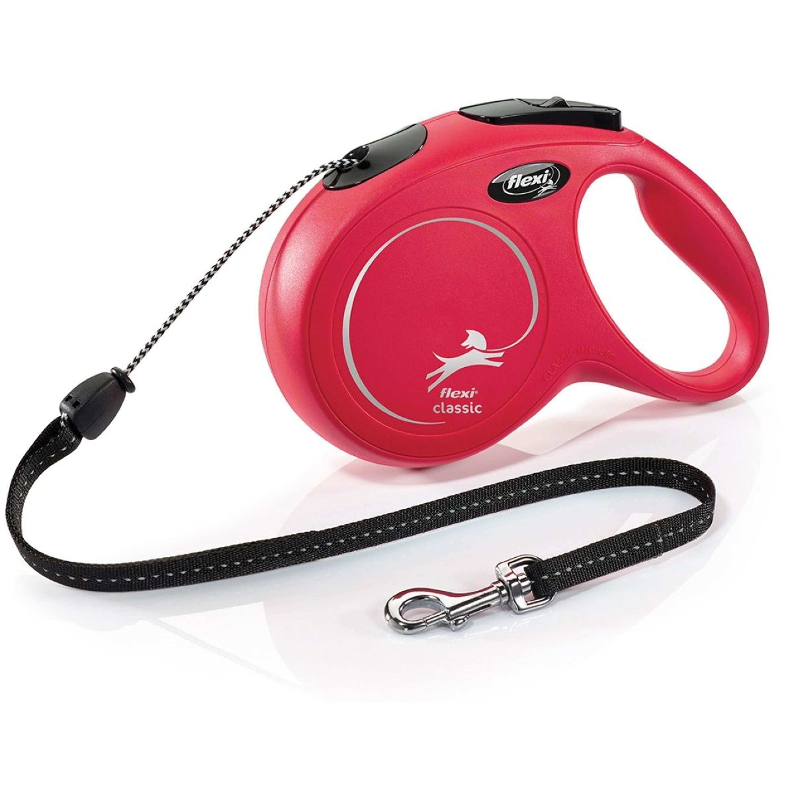 Flexi Leash New Classic-cord M Red