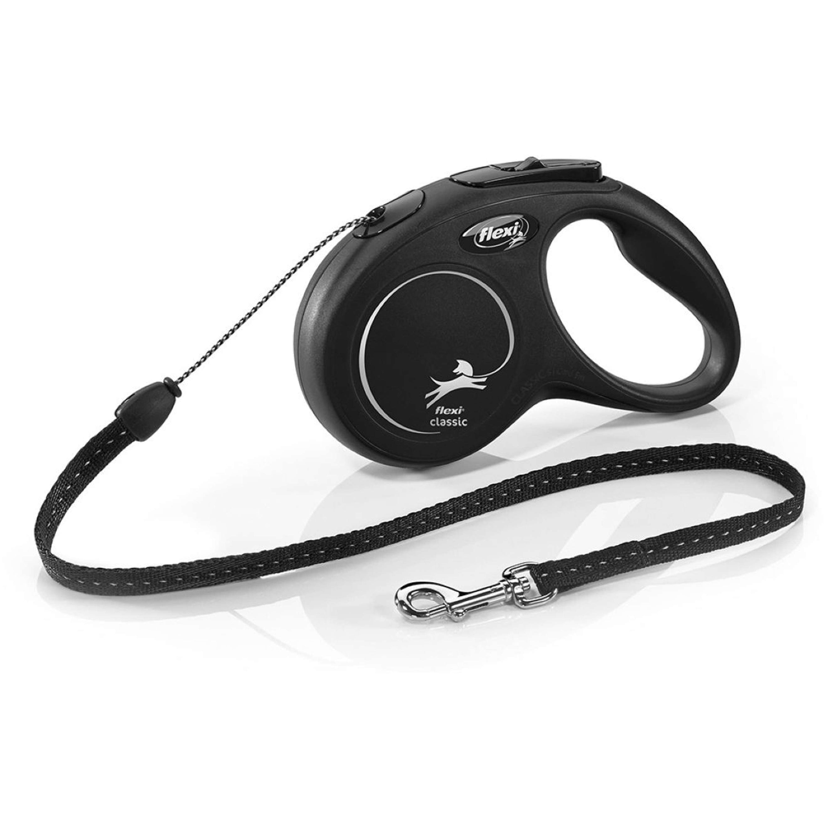 Flexi Leash New Classic-cord Black Flexi Leash New Classic-cord Black