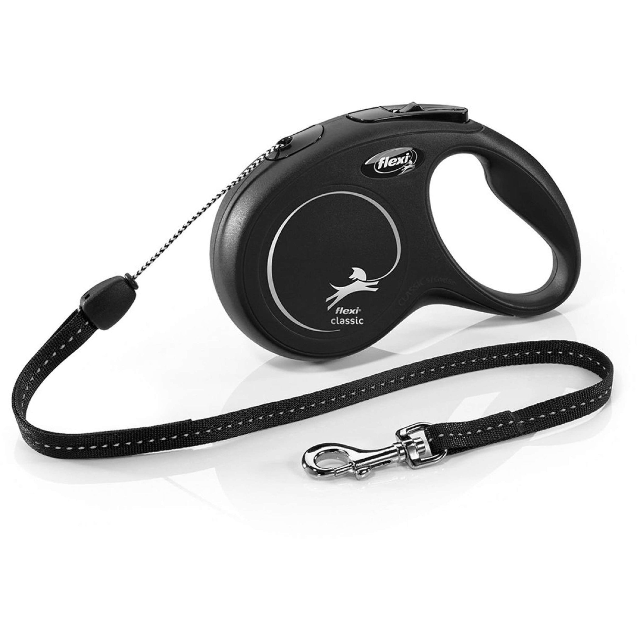 Flexi Leash New Classic-cord S Black Flexi Leash New Classic-cord S Black