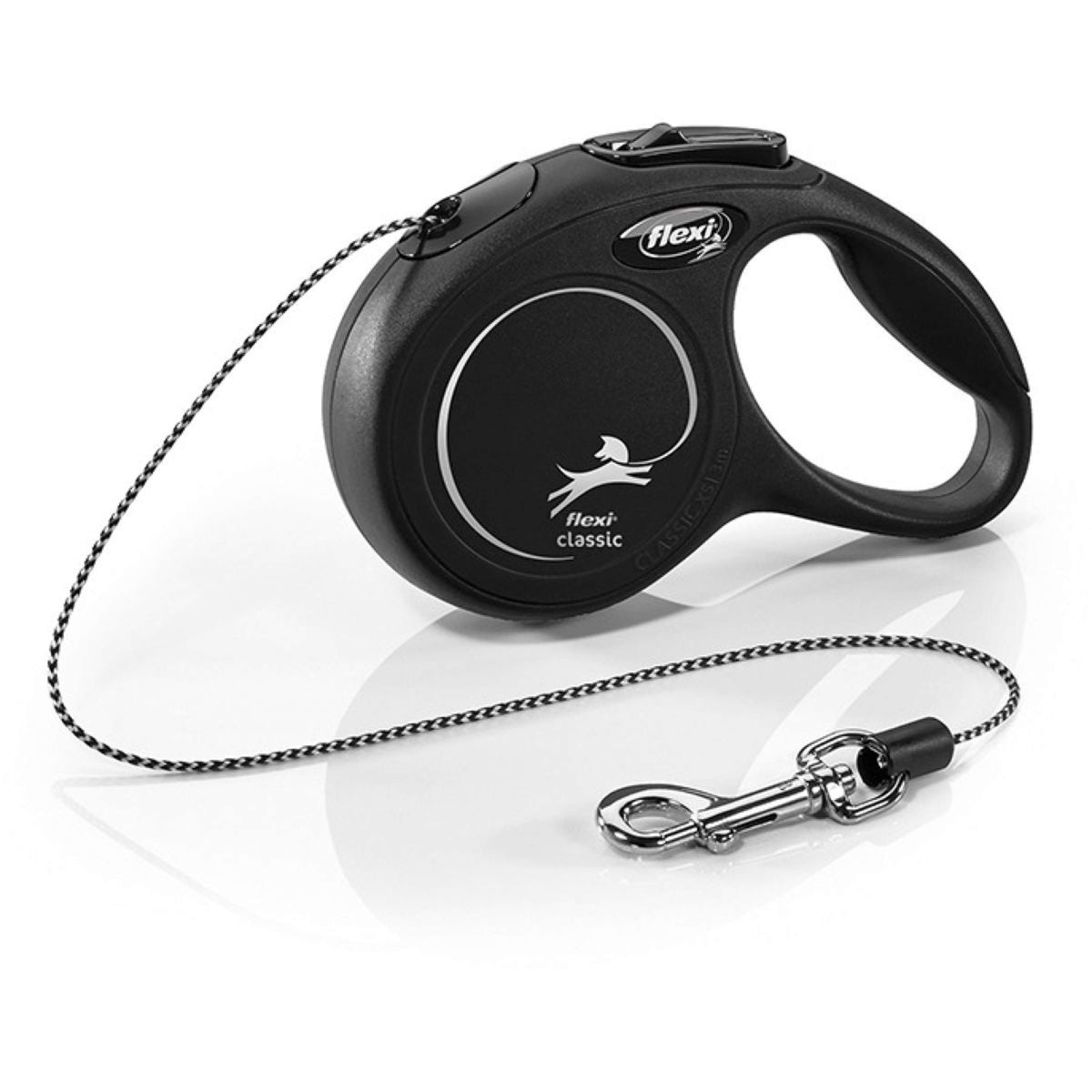Flexi Leash New Classic-cord Black