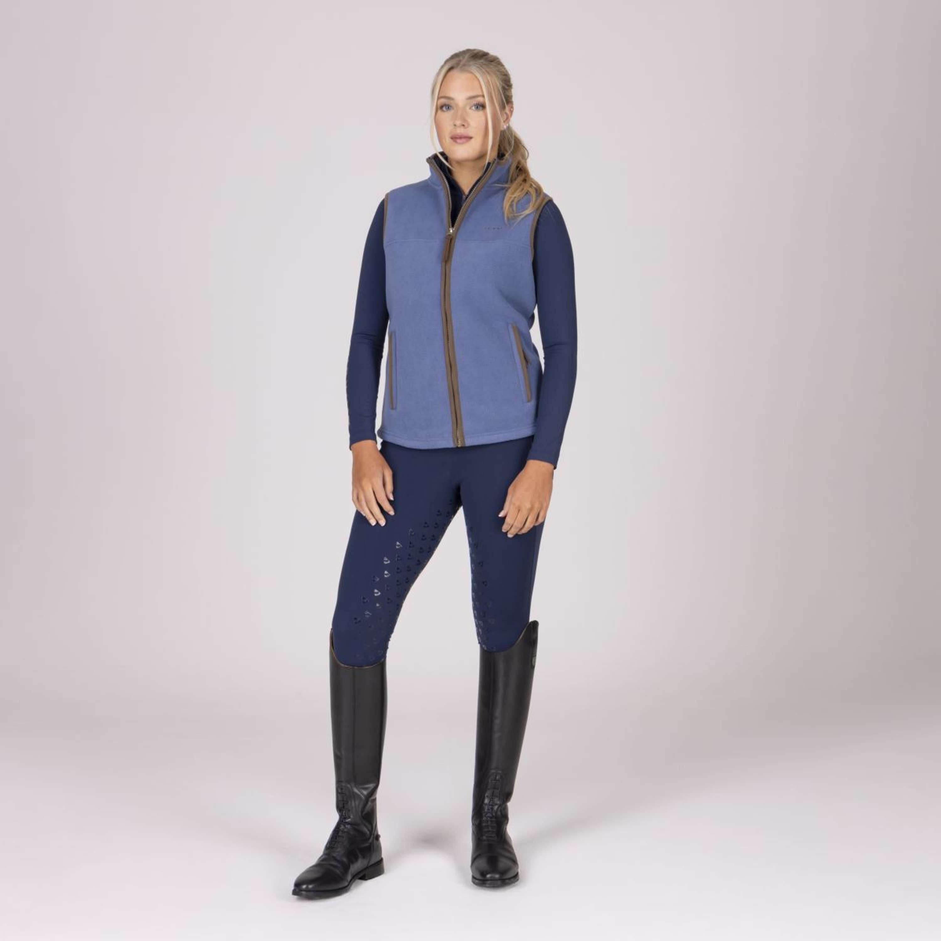 Aubrion by Shires Bodywarmer Original Fleece Blue