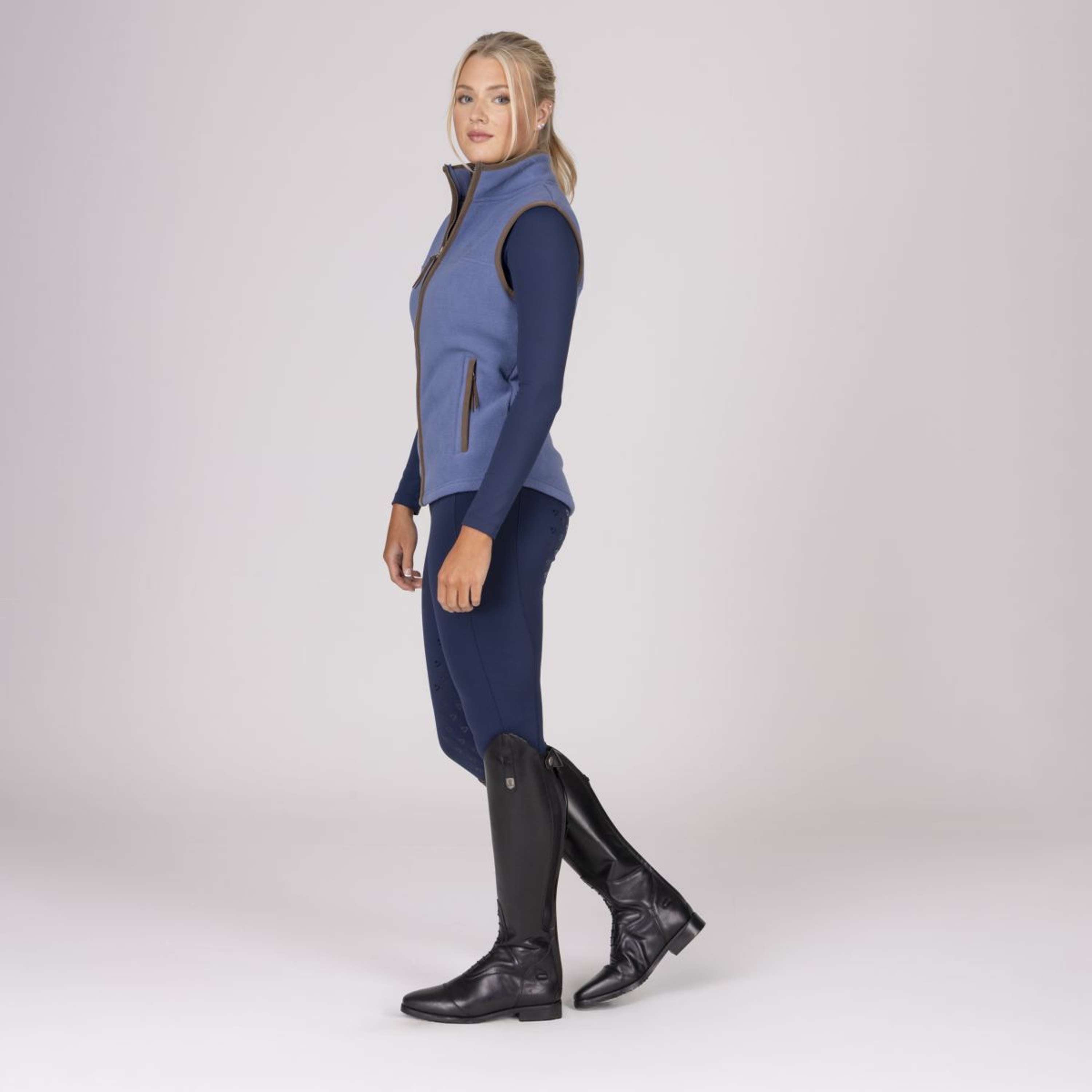 Aubrion by Shires Bodywarmer Original Fleece Blue