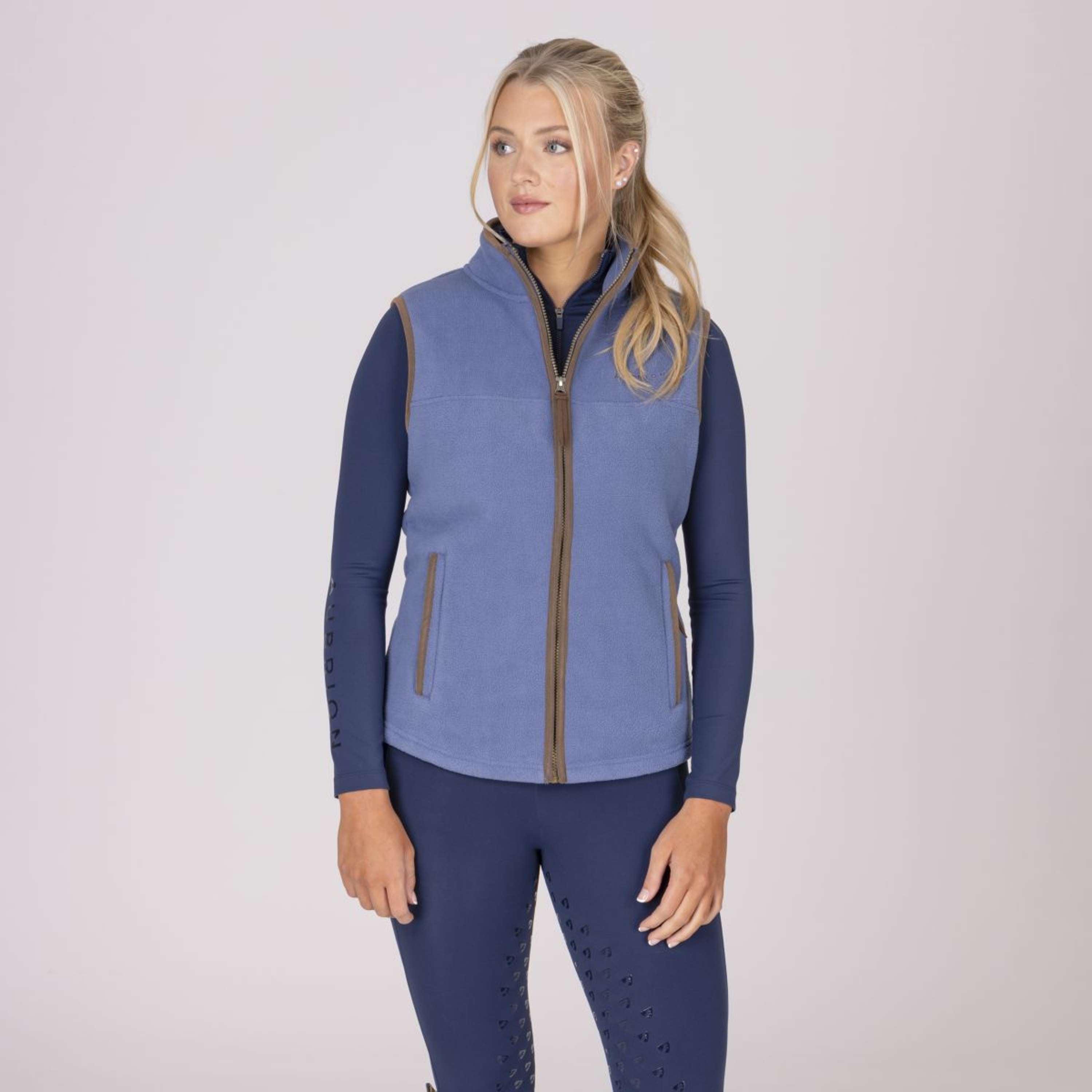 Aubrion by Shires Bodywarmer Original Fleece Blue