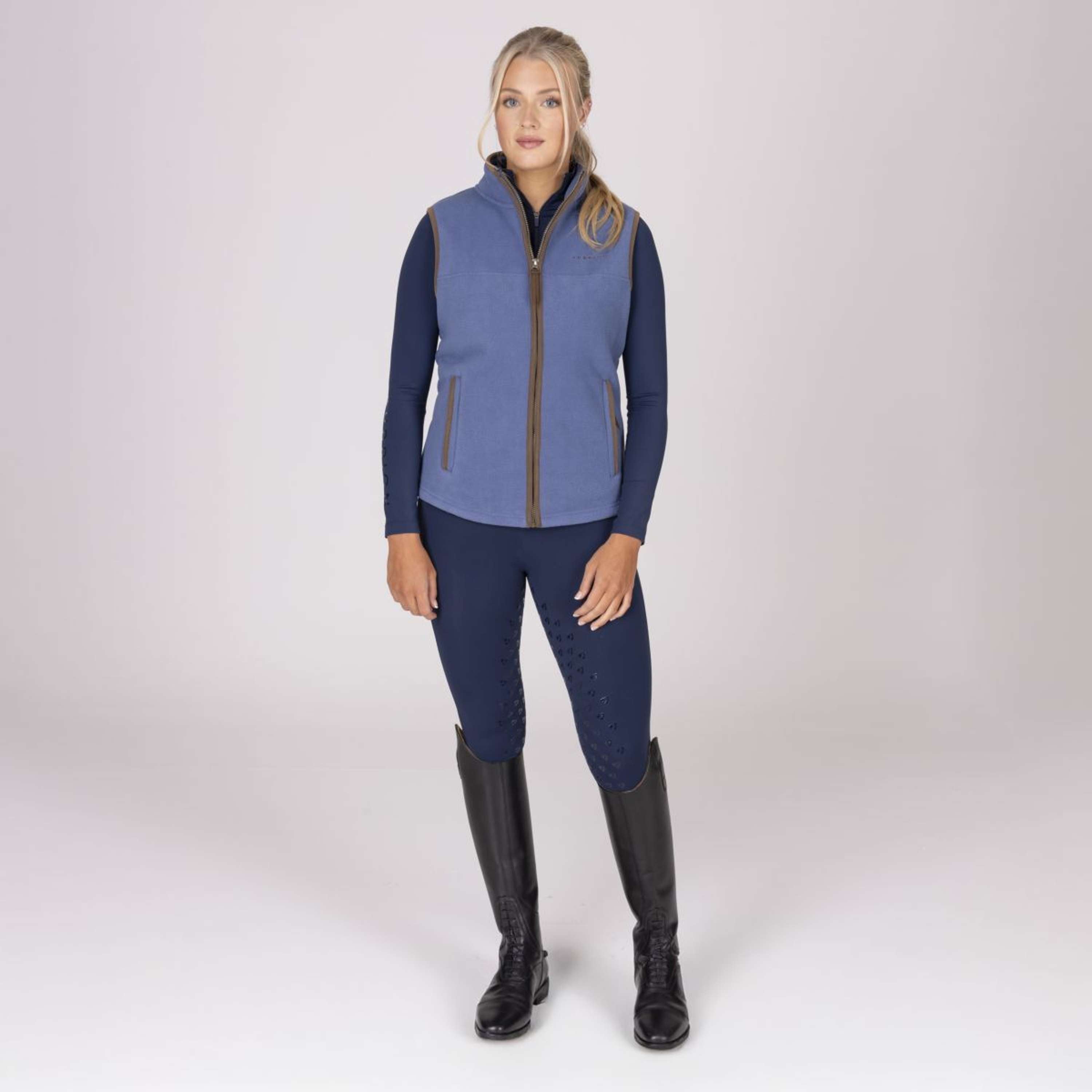 Aubrion by Shires Bodywarmer Original Fleece Blue