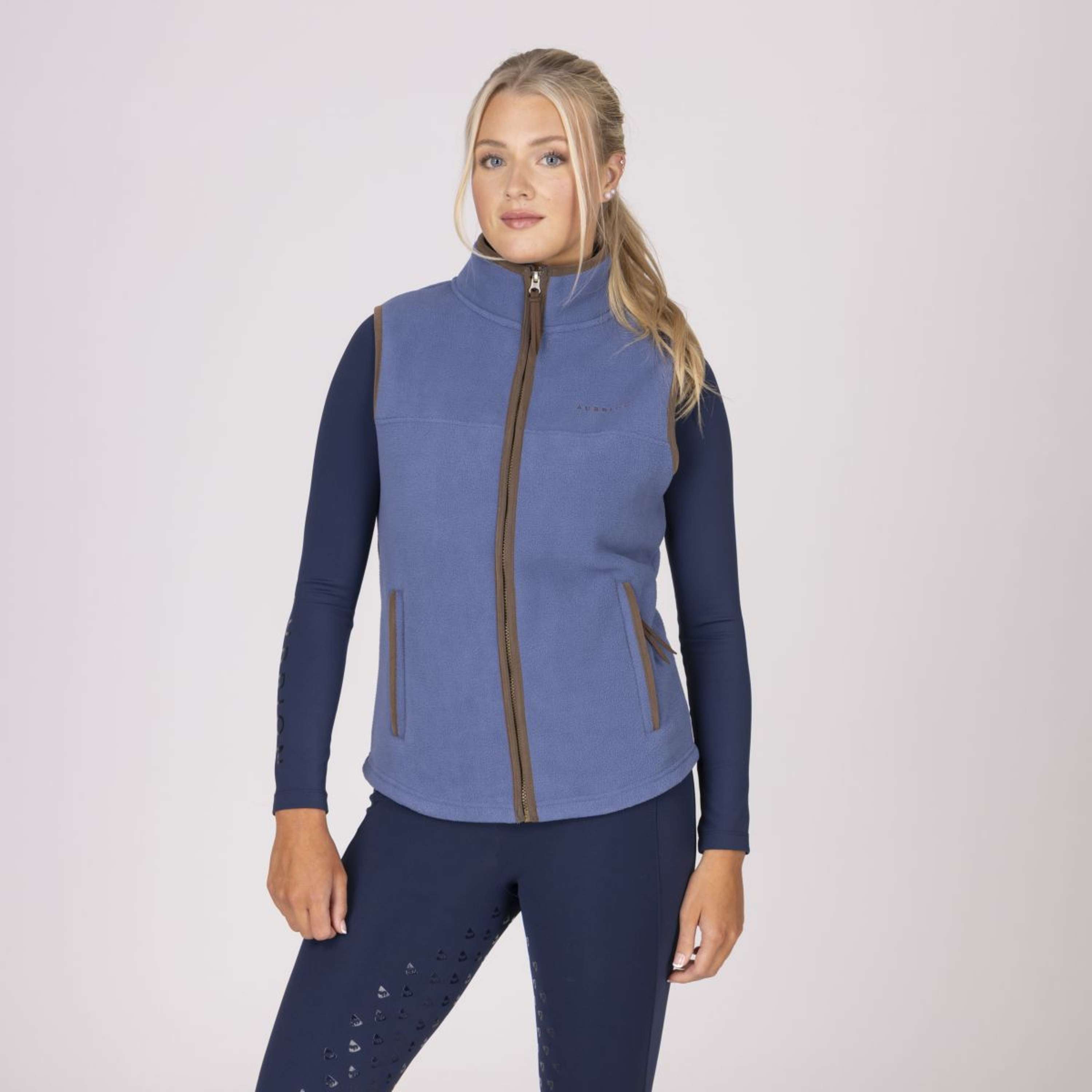 Aubrion by Shires Bodywarmer Original Fleece Blue
