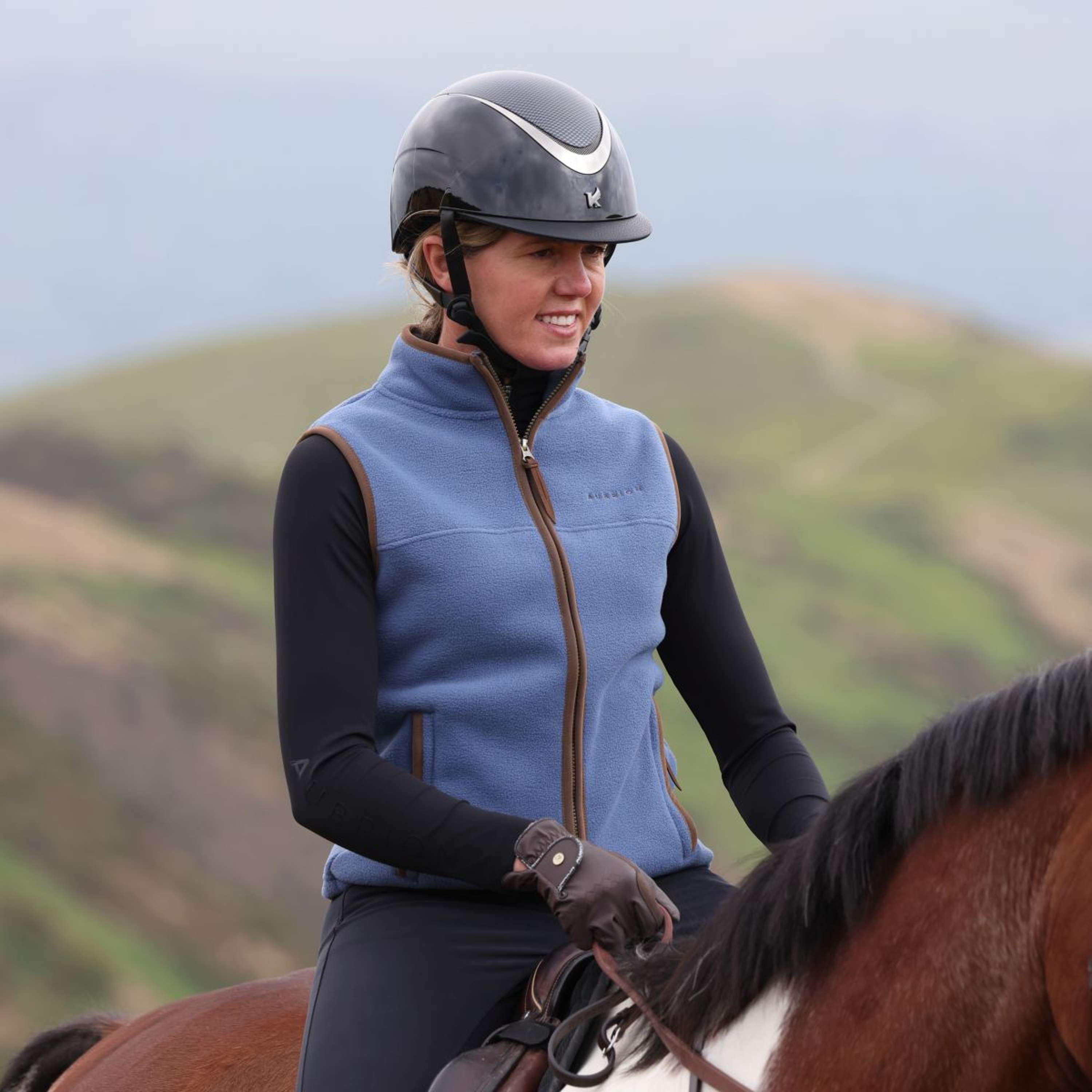 Aubrion by Shires Bodywarmer Original Fleece Blue