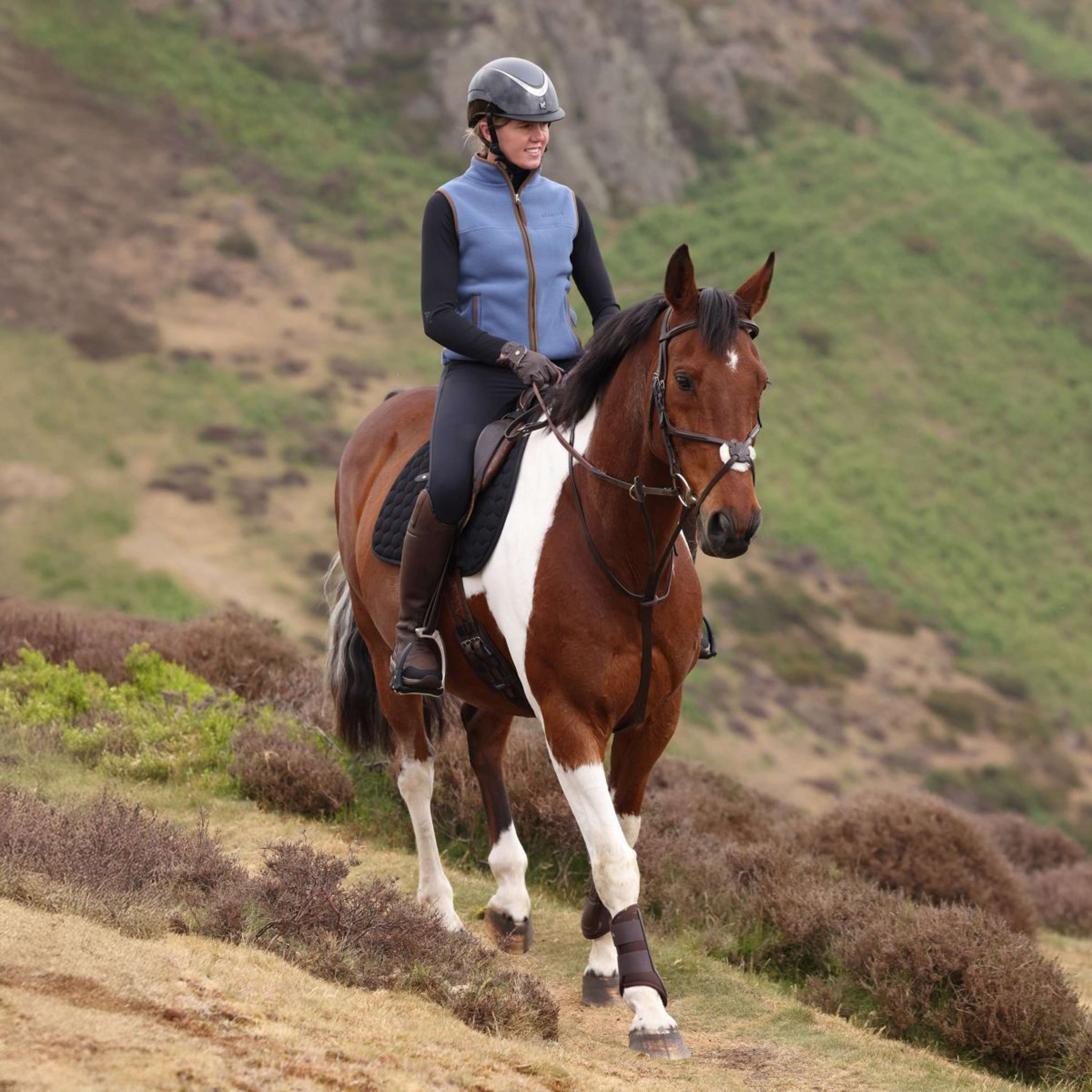 Aubrion by Shires Bodywarmer Original Fleece Blue