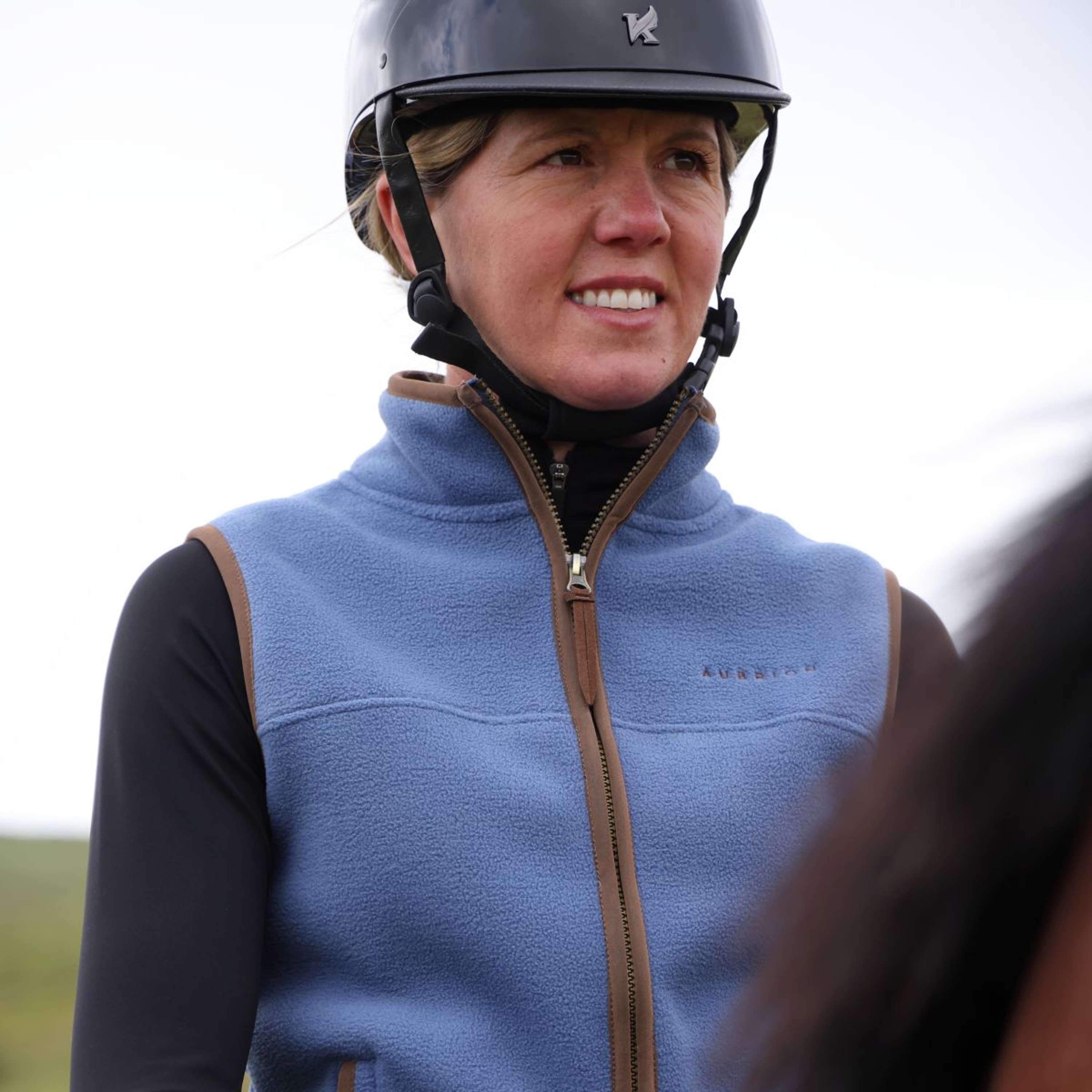 Aubrion by Shires Bodywarmer Original Fleece Blue