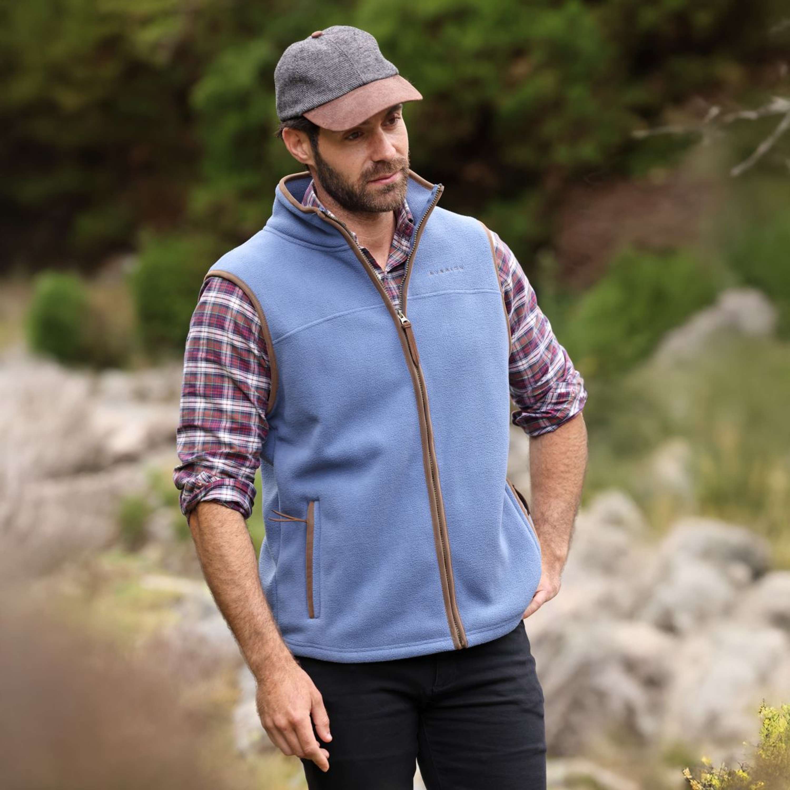 Aubrion by Shires Bodywarmer Original Fleece Blue