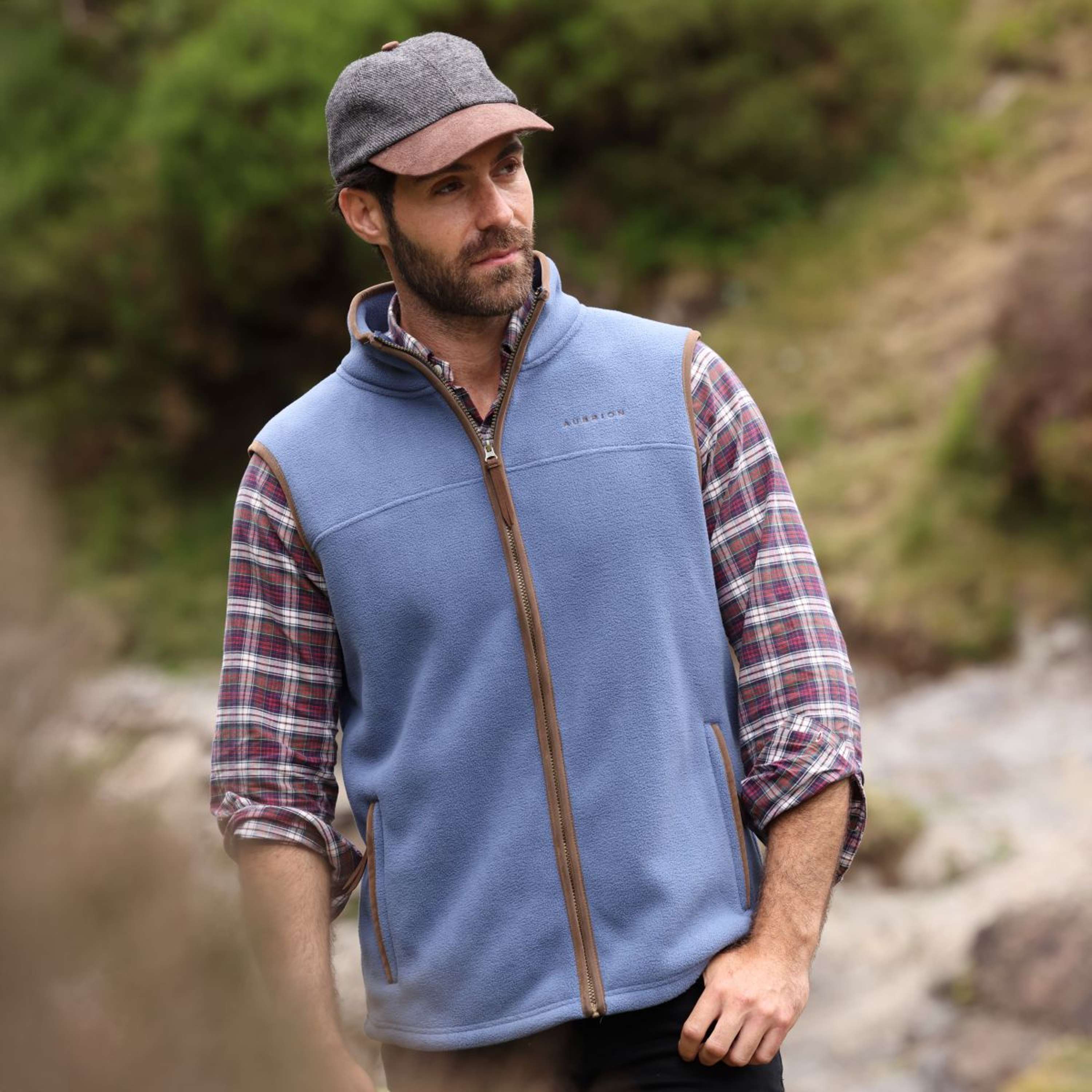 Aubrion by Shires Bodywarmer Original Fleece Blue