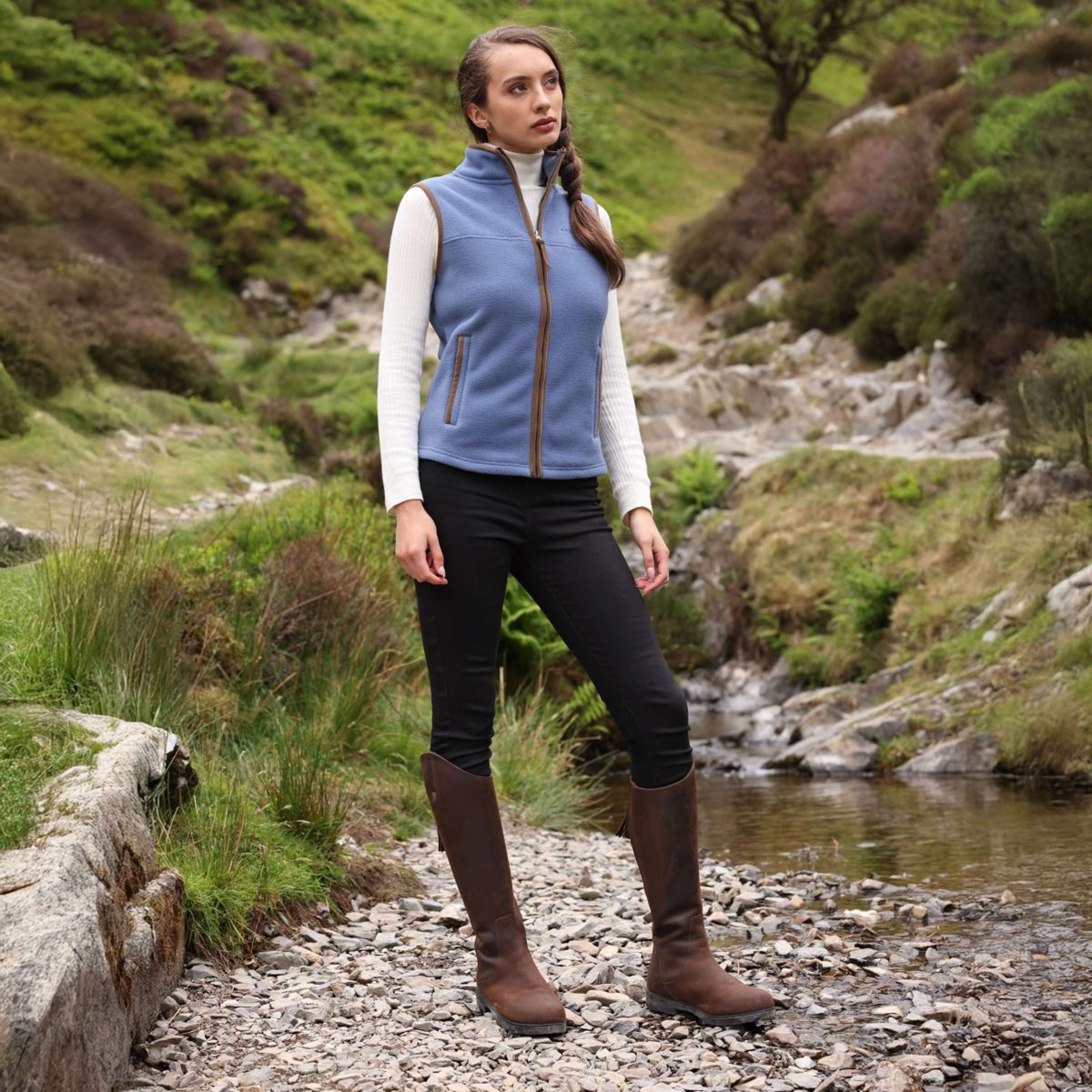 Aubrion by Shires Bodywarmer Original Fleece Blue