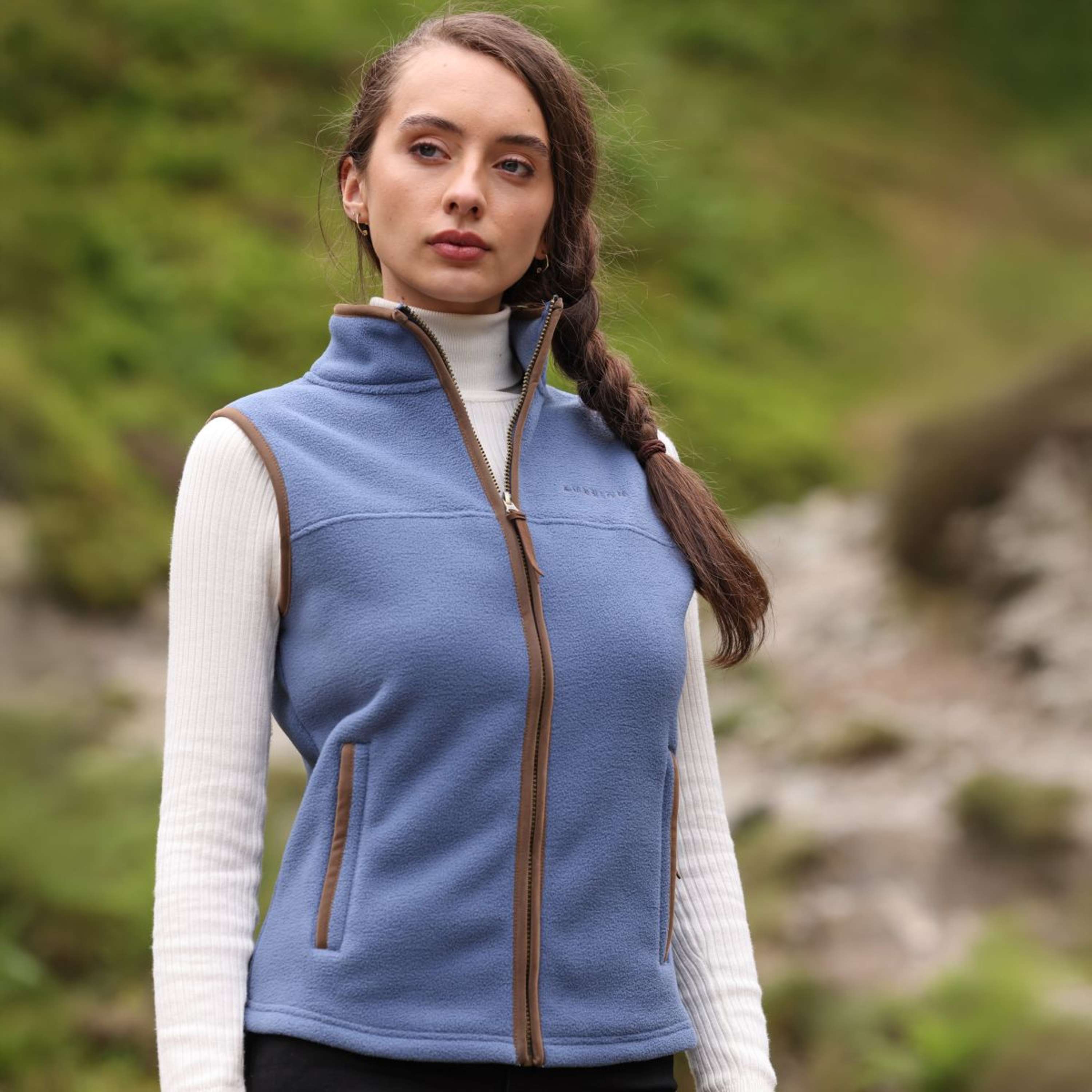 Aubrion by Shires Bodywarmer Original Fleece Blue