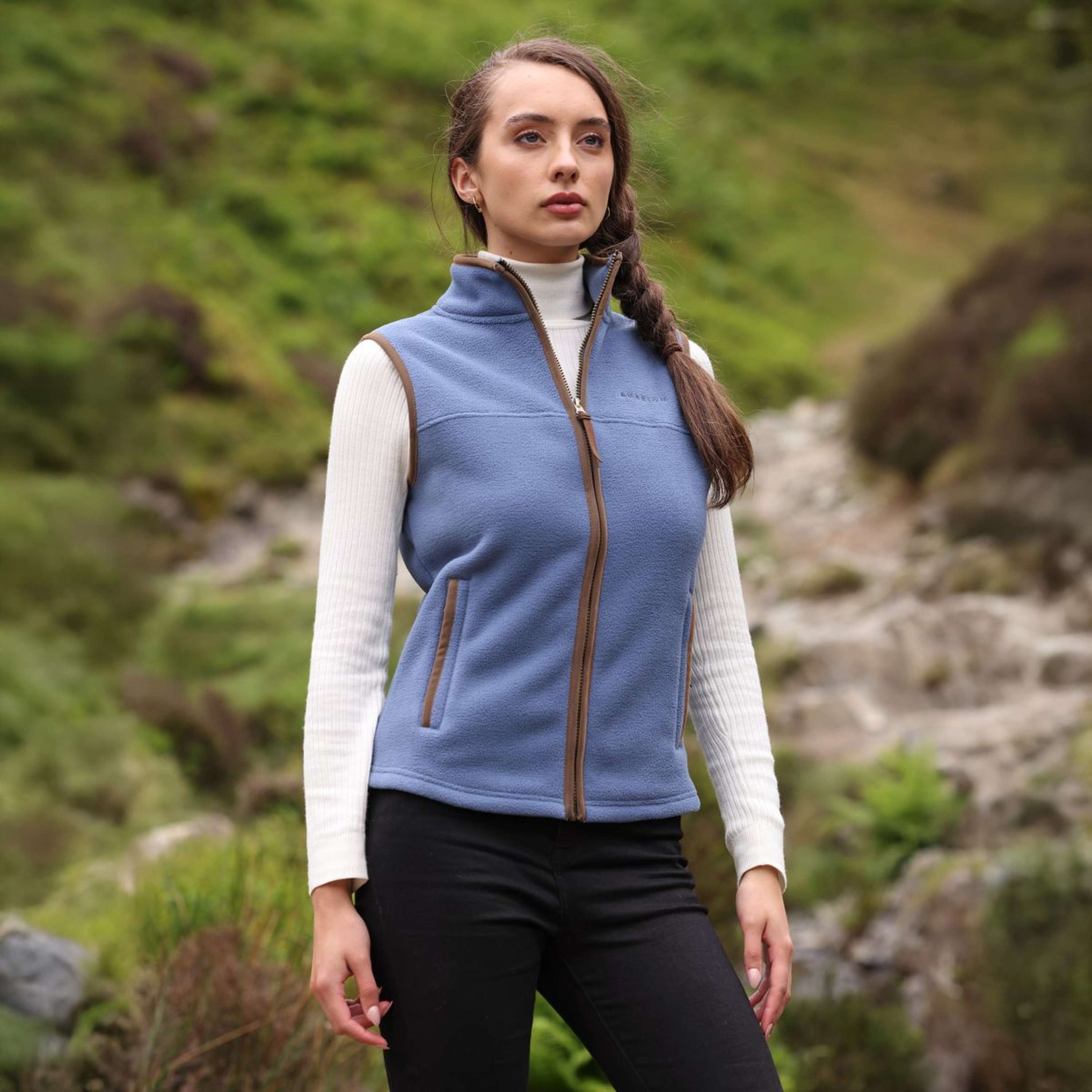 Aubrion by Shires Bodywarmer Original Fleece Blue