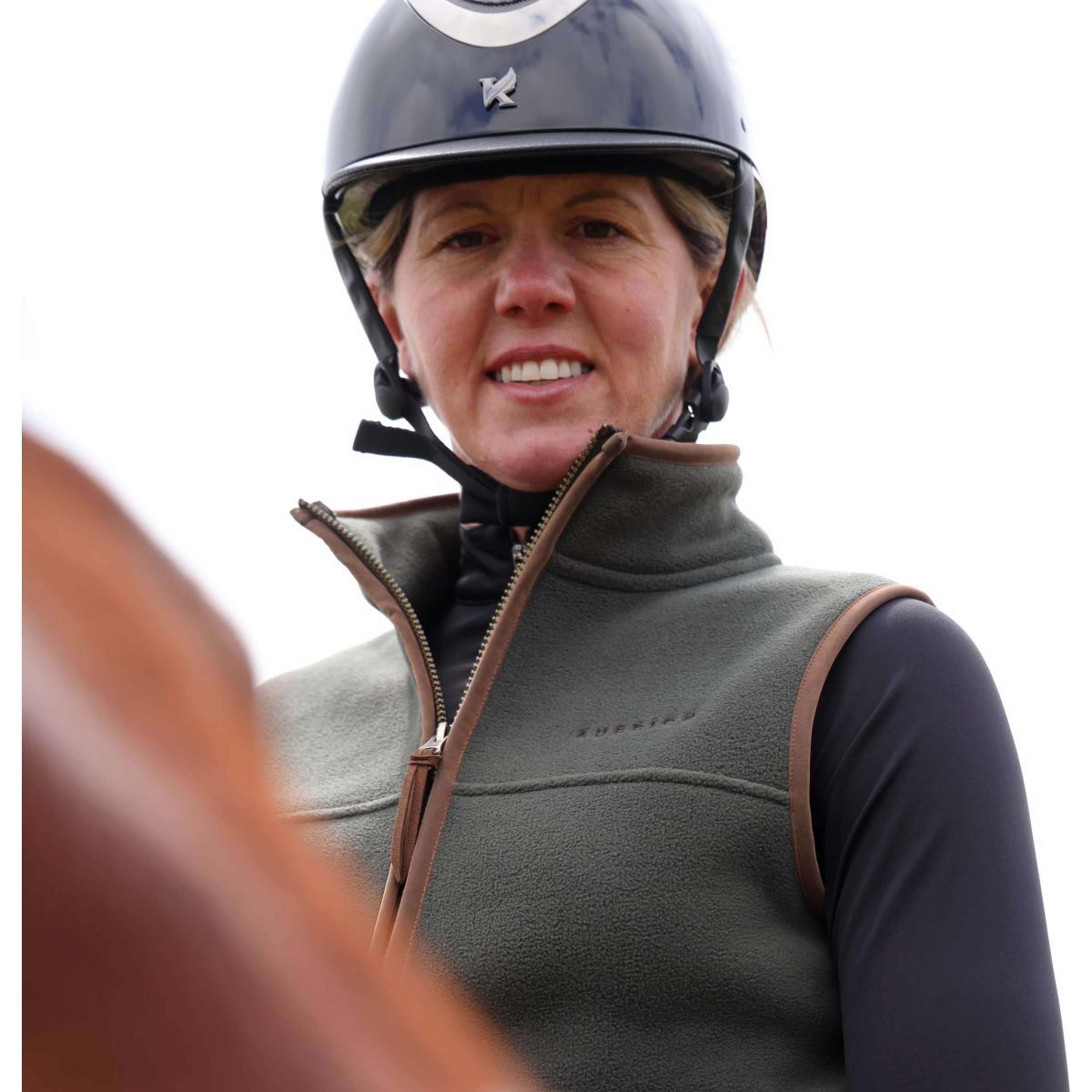 Aubrion by Shires Bodywarmer Original Fleece Green