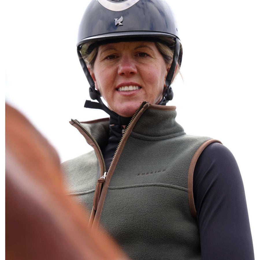 Aubrion by Shires Bodywarmer Original Fleece Green