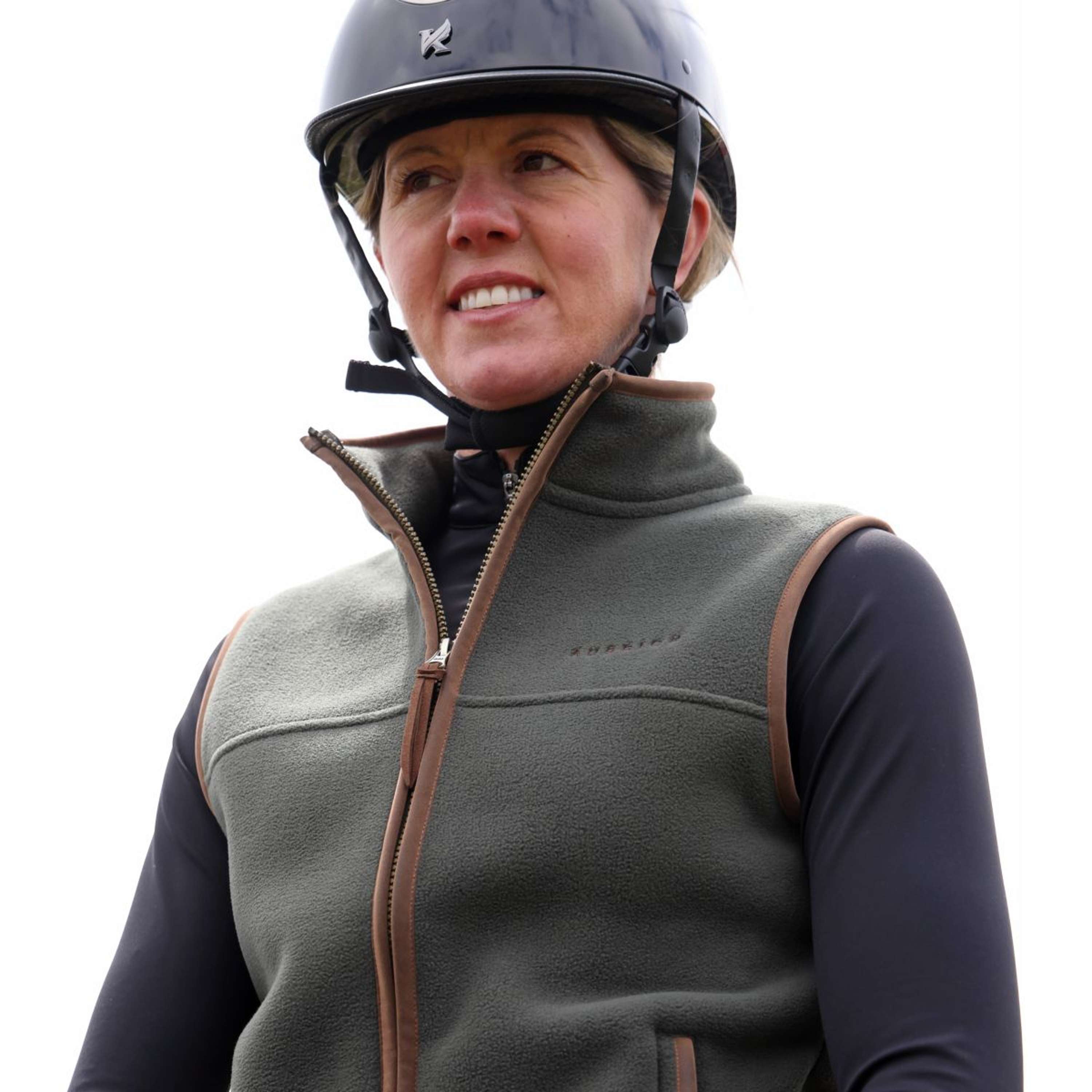 Aubrion by Shires Bodywarmer Original Fleece Green