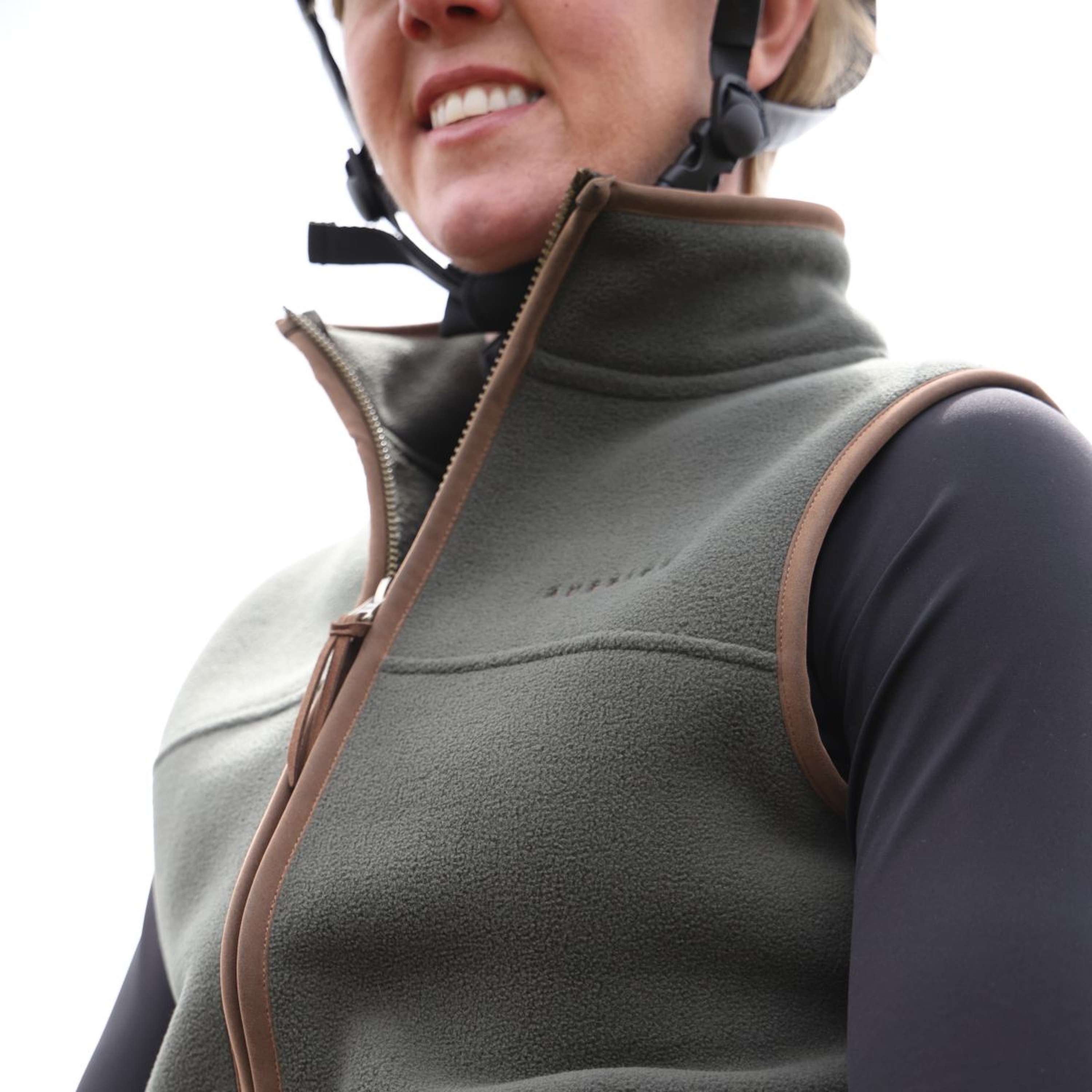 Aubrion by Shires Bodywarmer Original Fleece Green