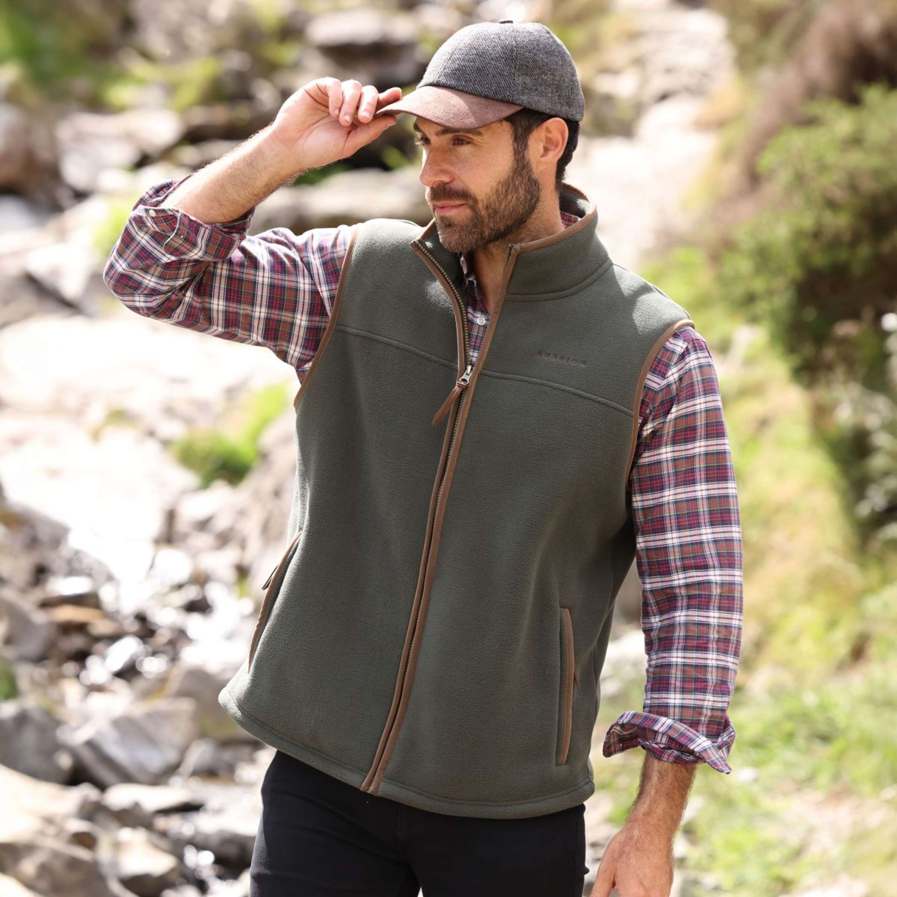 Aubrion by Shires Bodywarmer Original Fleece Green