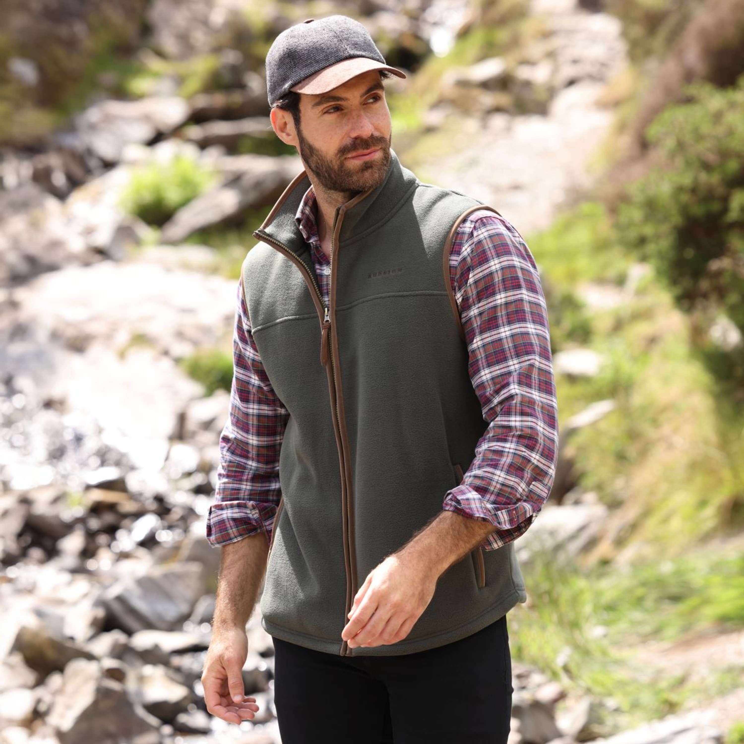 Aubrion by Shires Bodywarmer Original Fleece Green