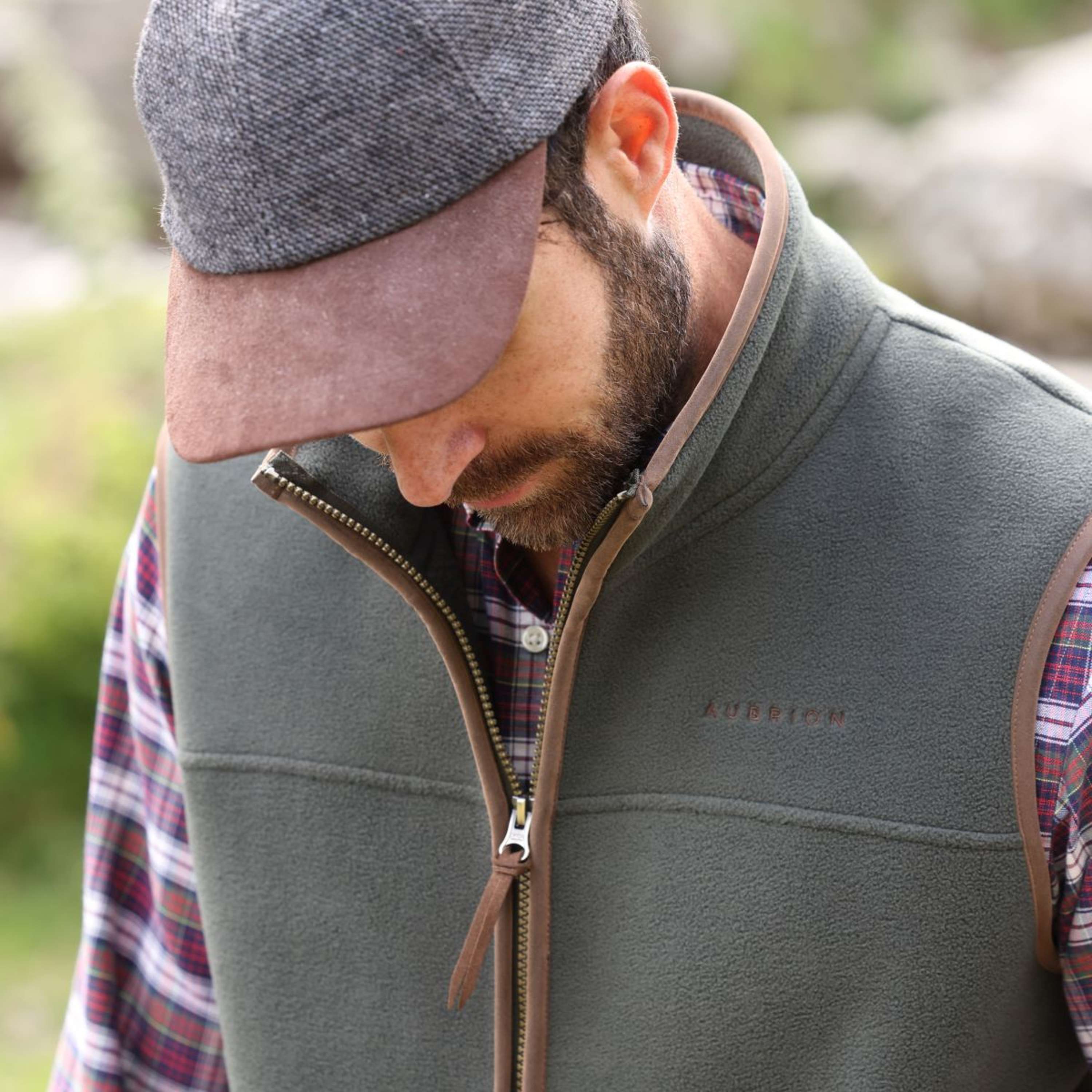 Aubrion by Shires Bodywarmer Original Fleece Green