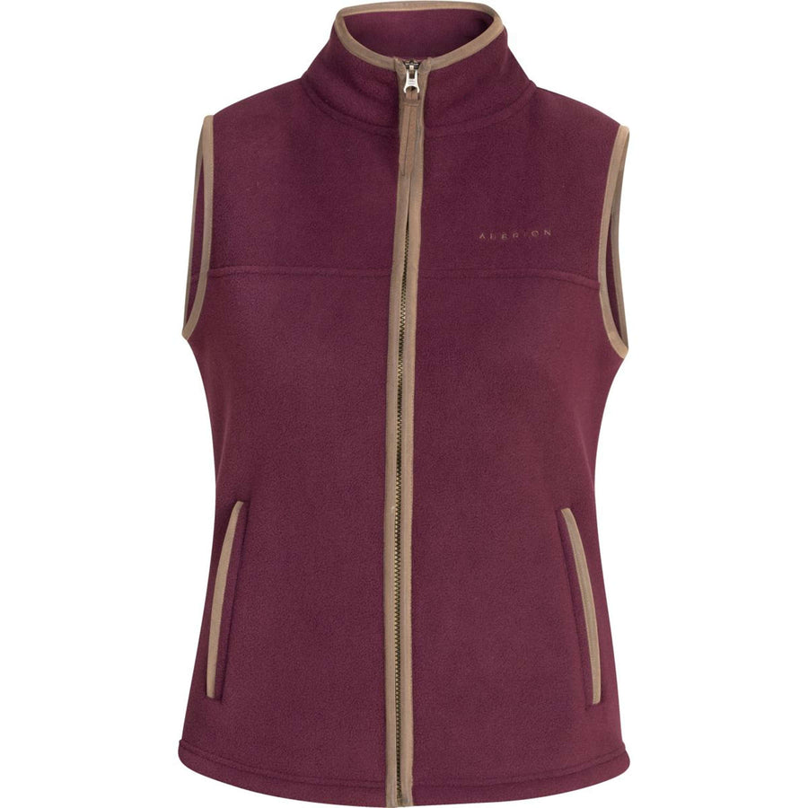Aubrion by Shires Bodywarmer Original Fleece Maroon