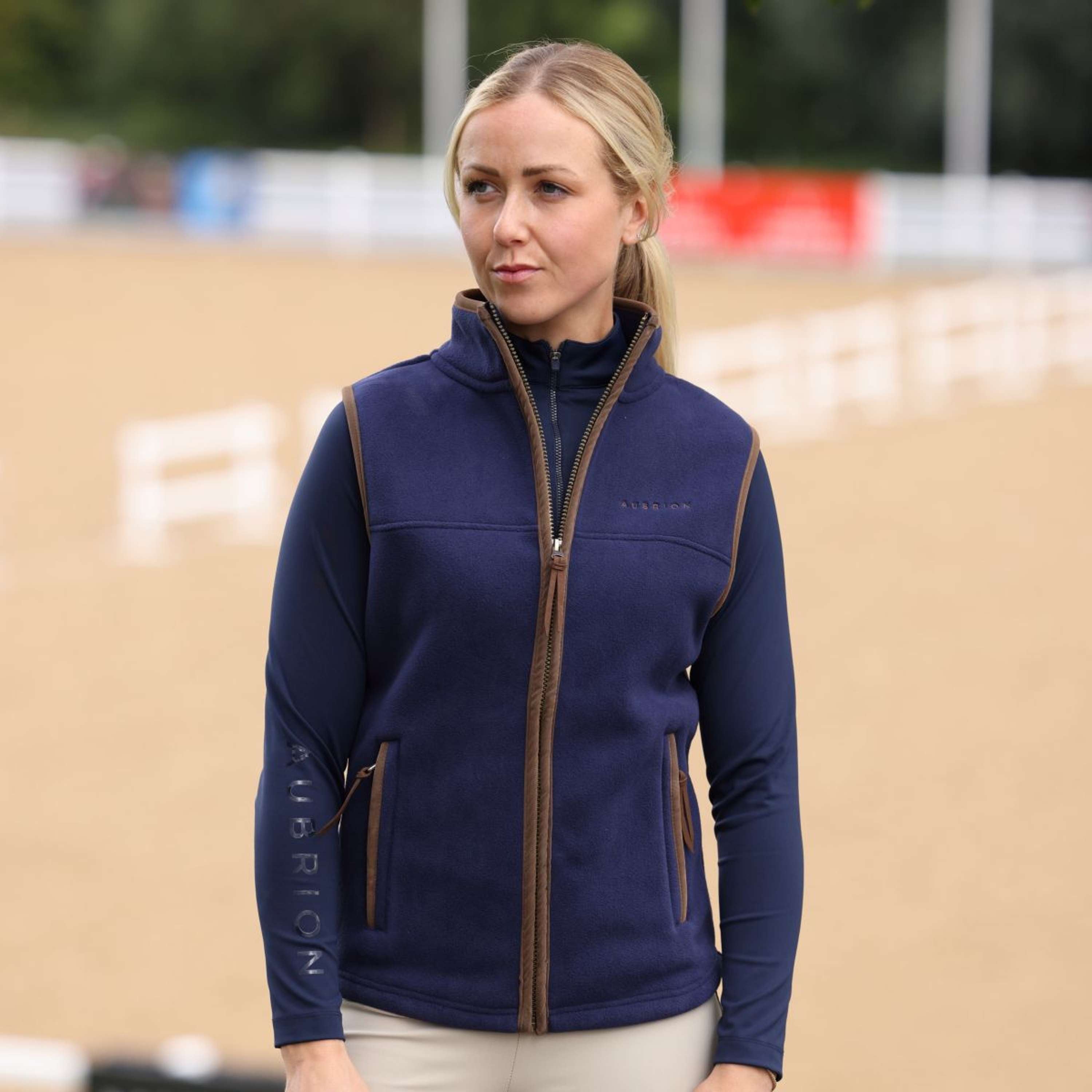 Aubrion by Shires Bodywarmer Original Fleece Navy