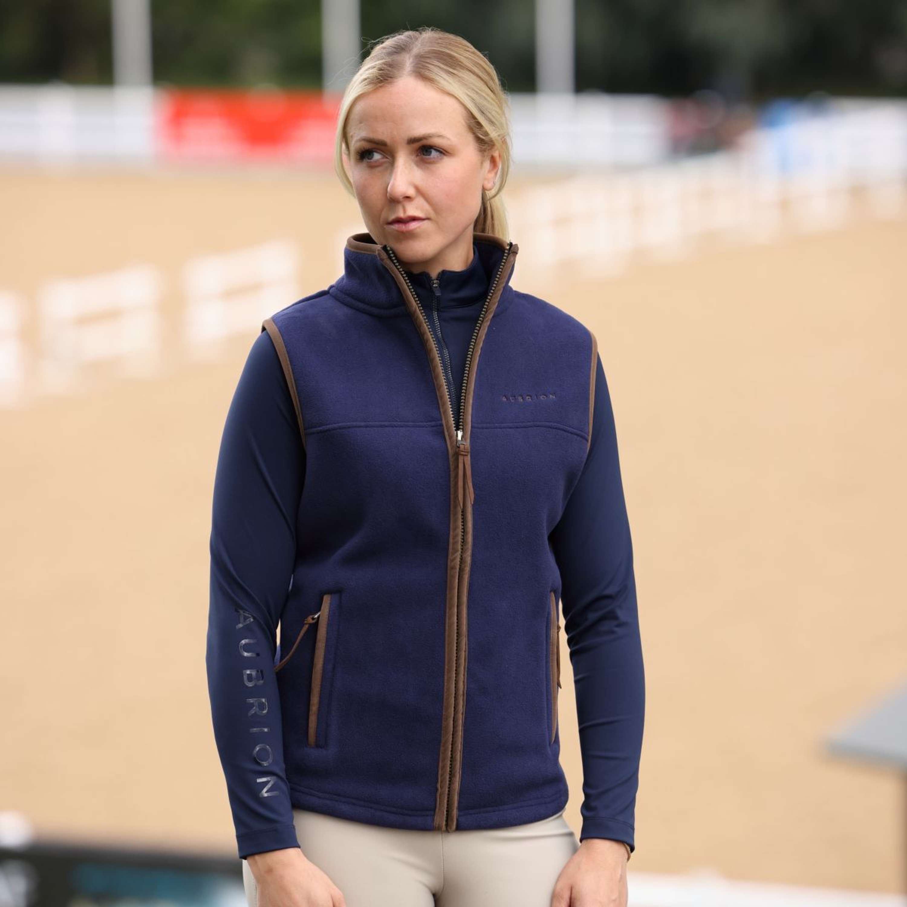 Aubrion by Shires Bodywarmer Original Fleece Navy