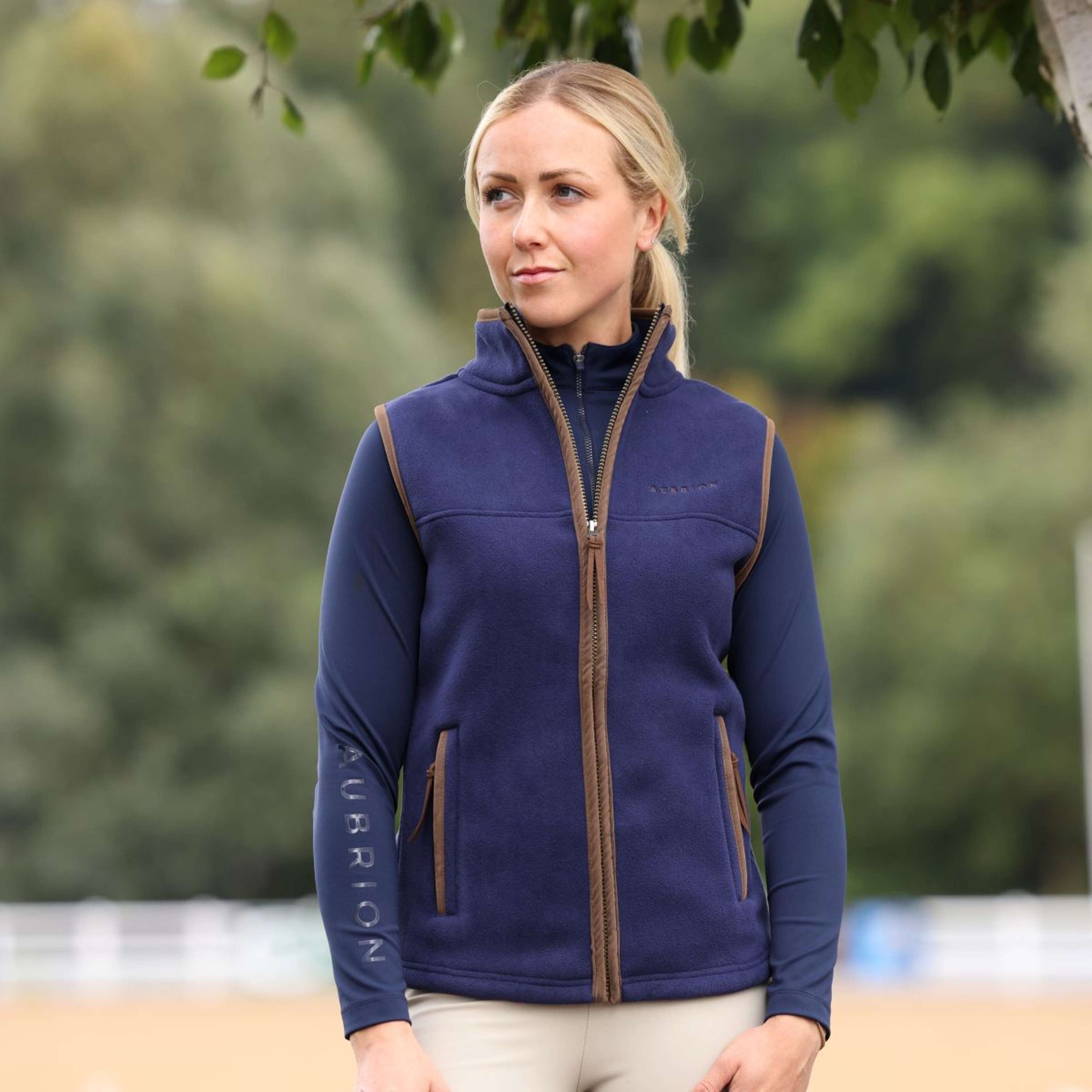 Aubrion by Shires Bodywarmer Original Fleece Navy