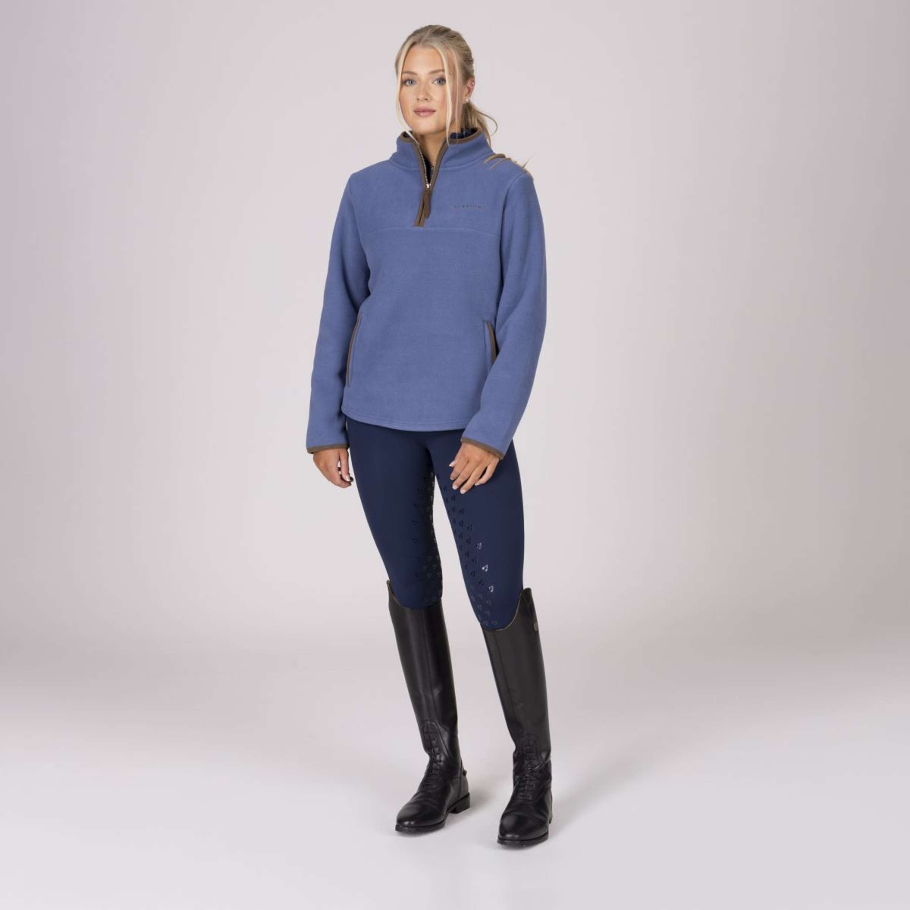 Aubrion by Shires Sweater Original Fleece Blue
