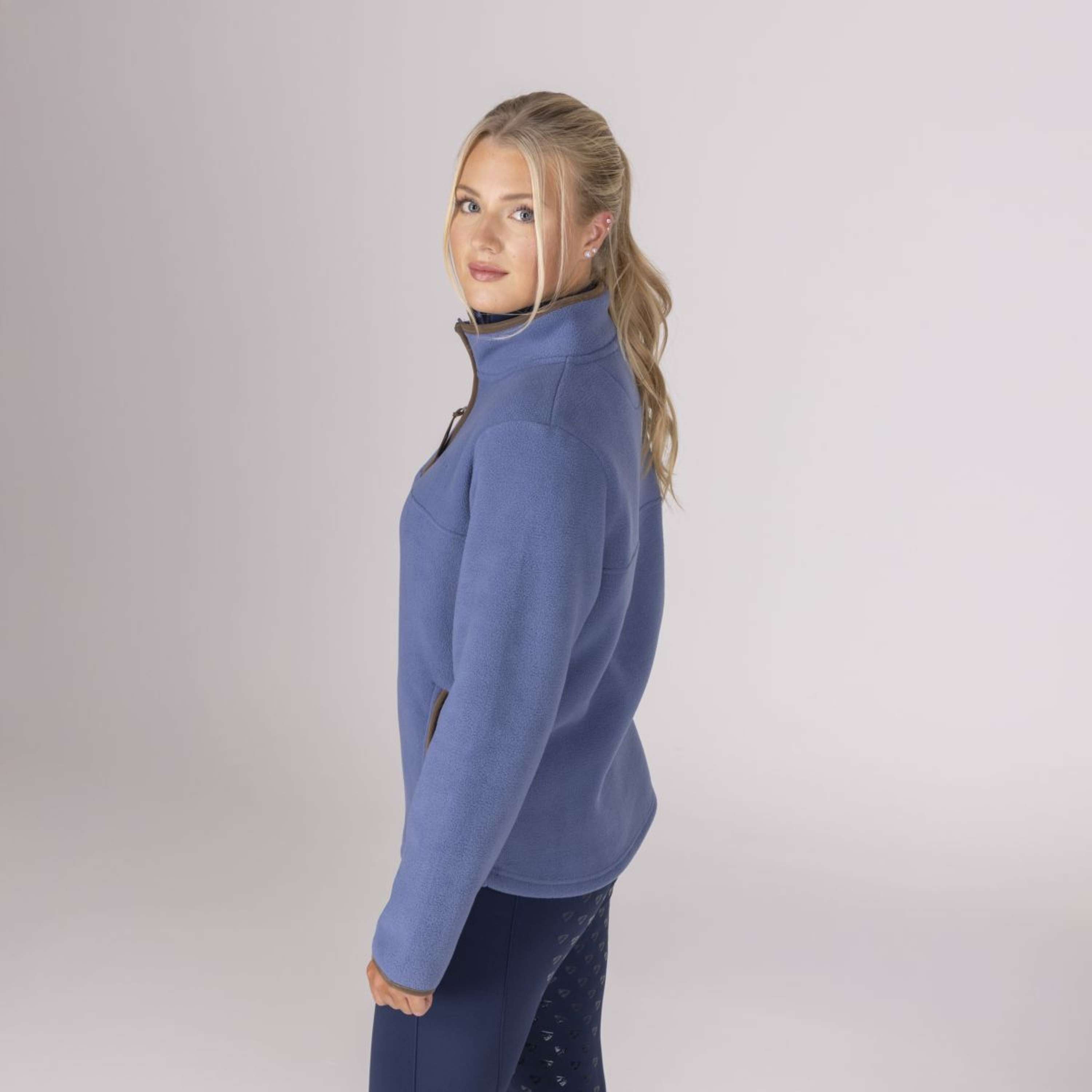 Aubrion by Shires Sweater Original Fleece Blue