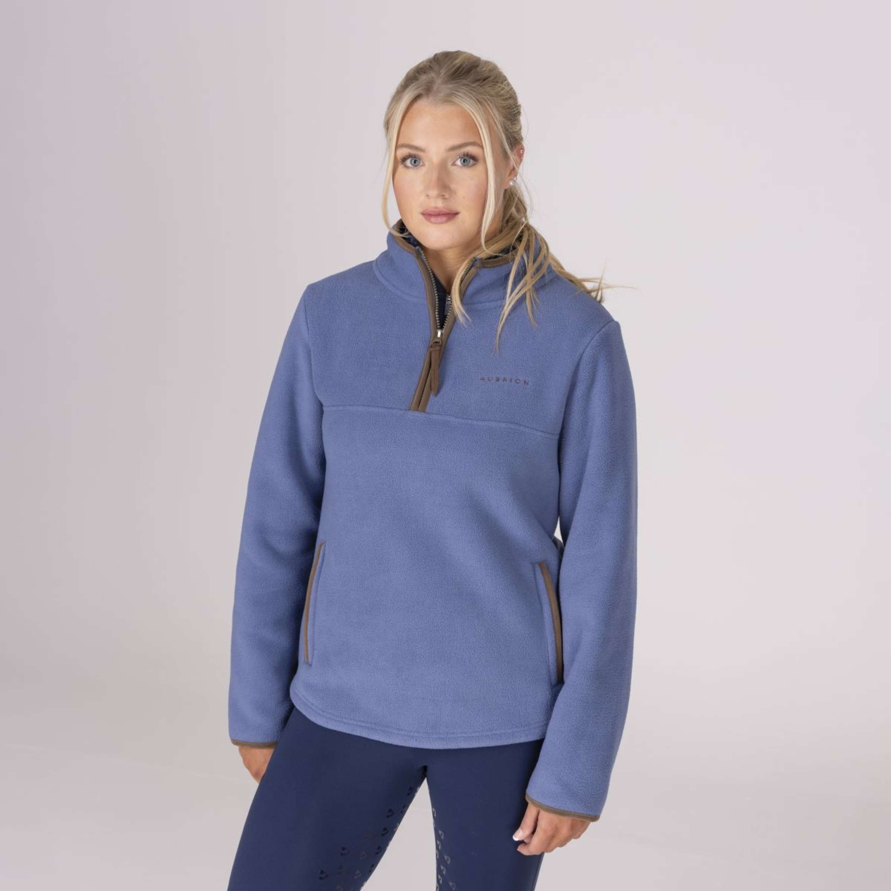 Aubrion by Shires Sweater Original Fleece Blue