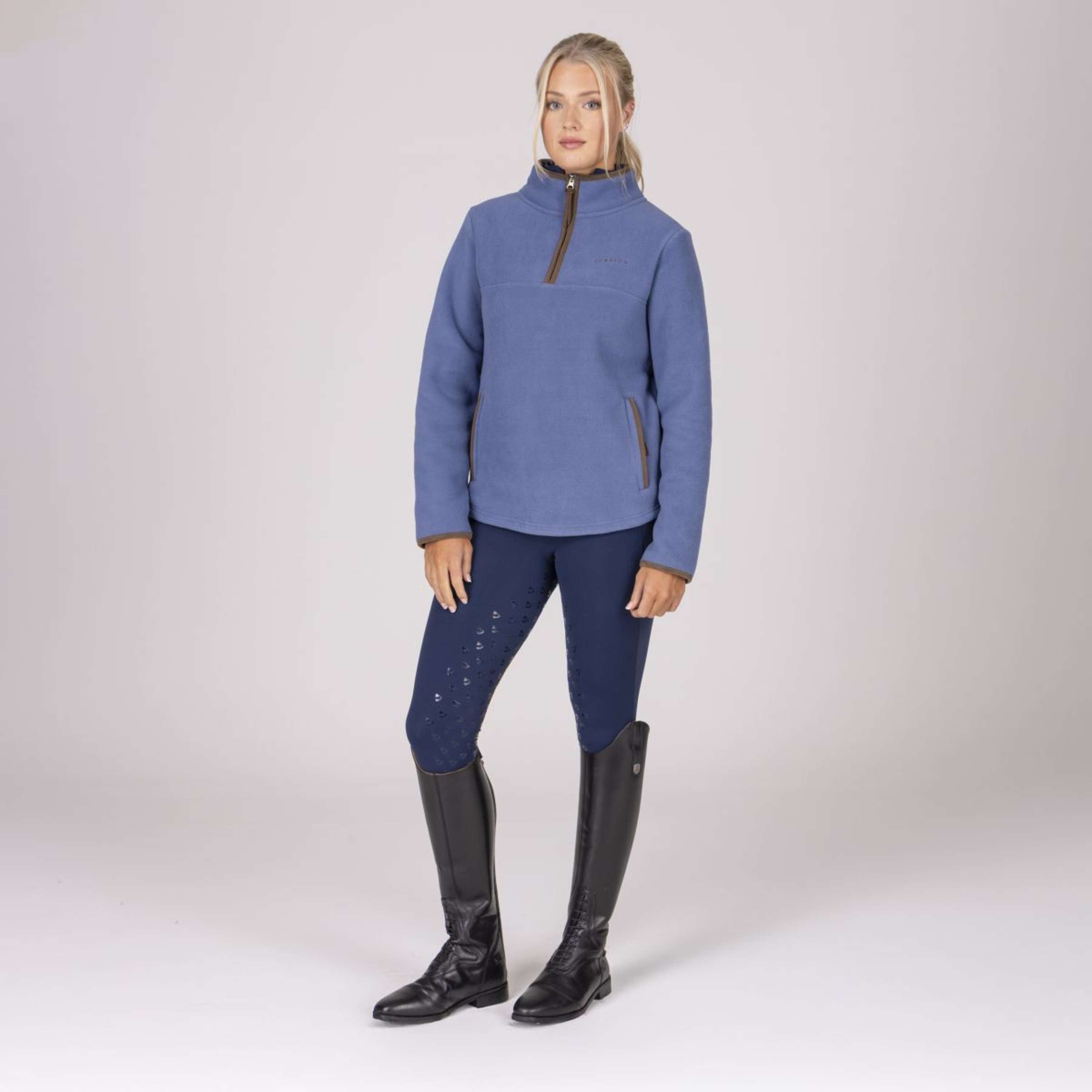 Aubrion by Shires Sweater Original Fleece Blue