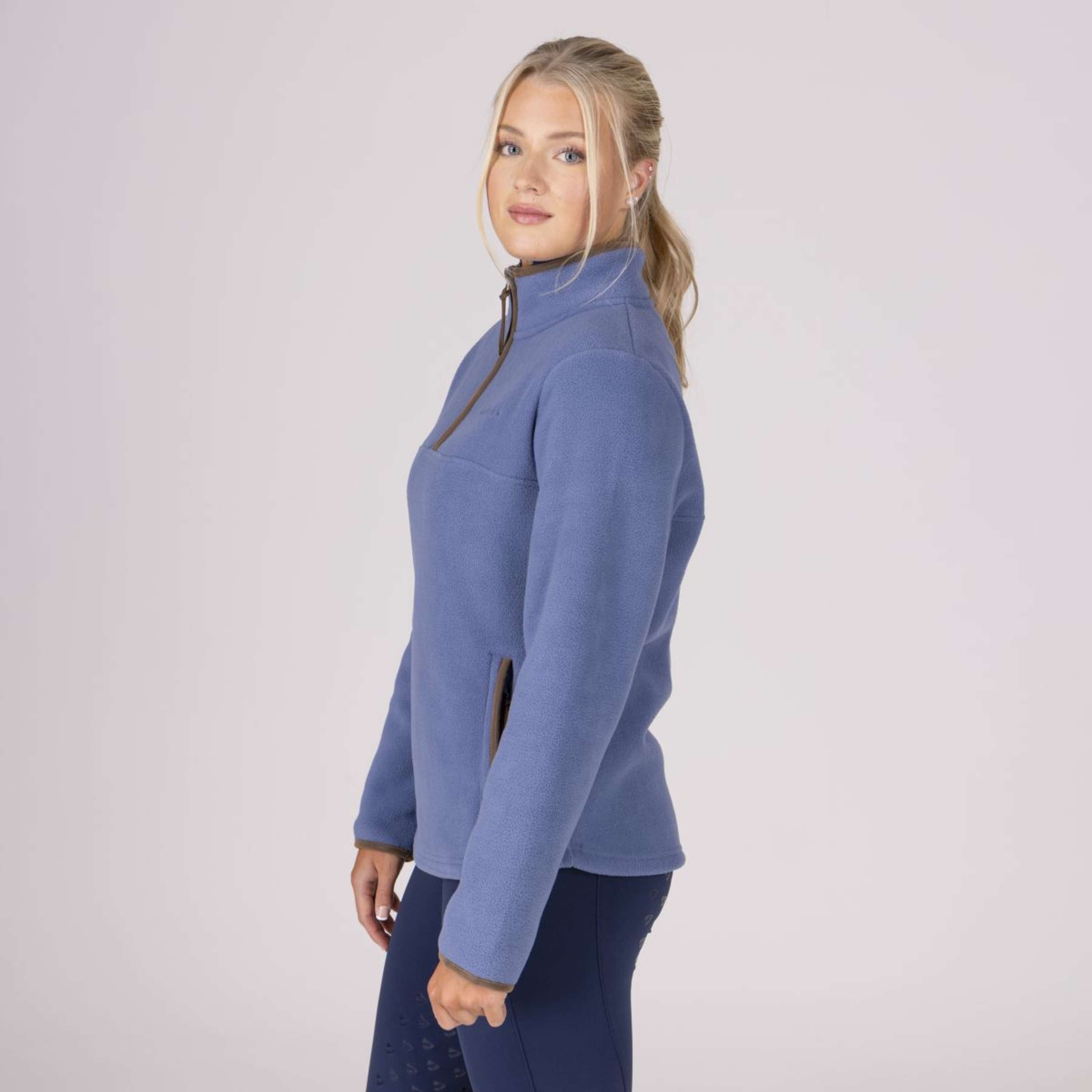 Aubrion by Shires Sweater Original Fleece Blue